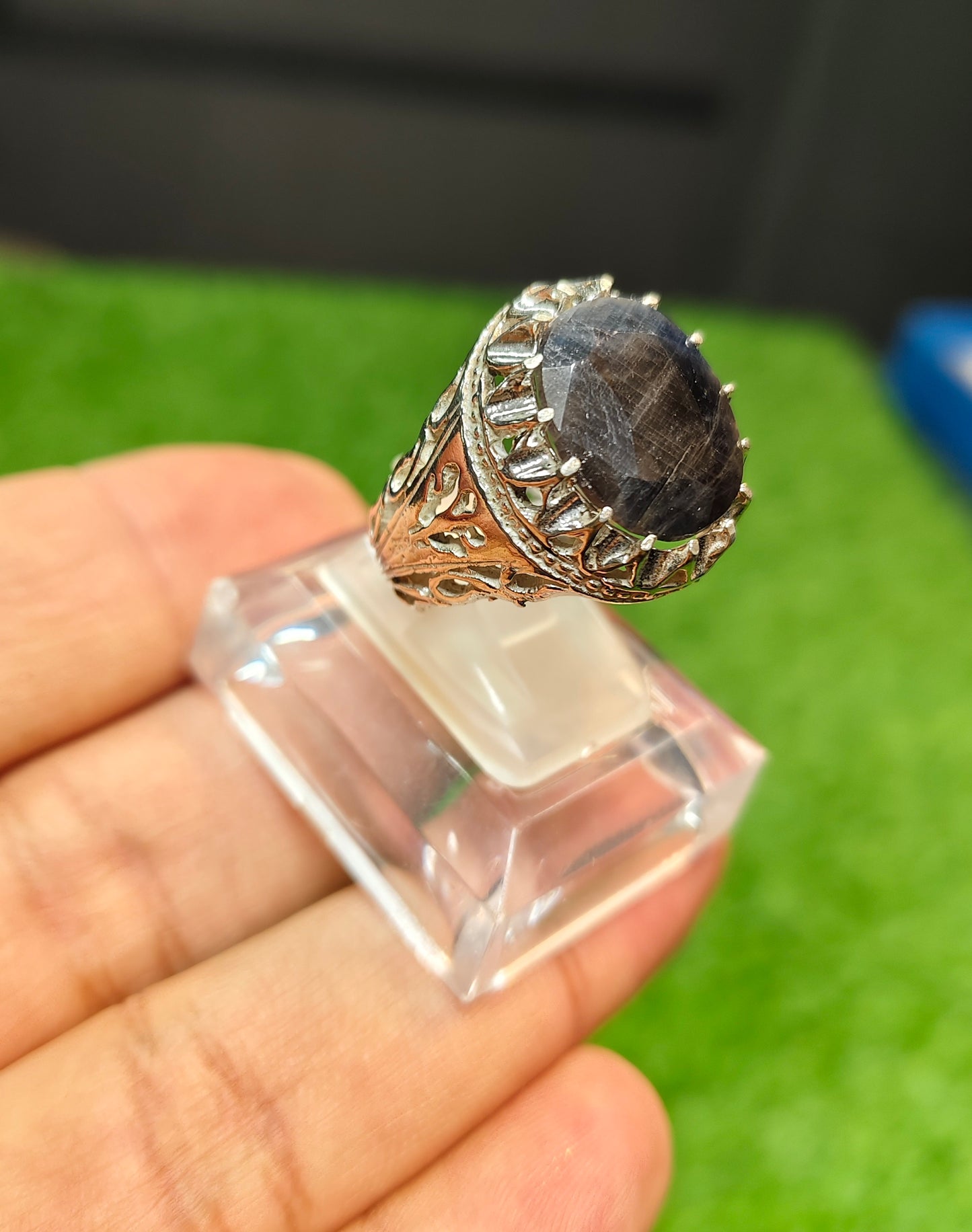 Kashmiri Neelam Ring