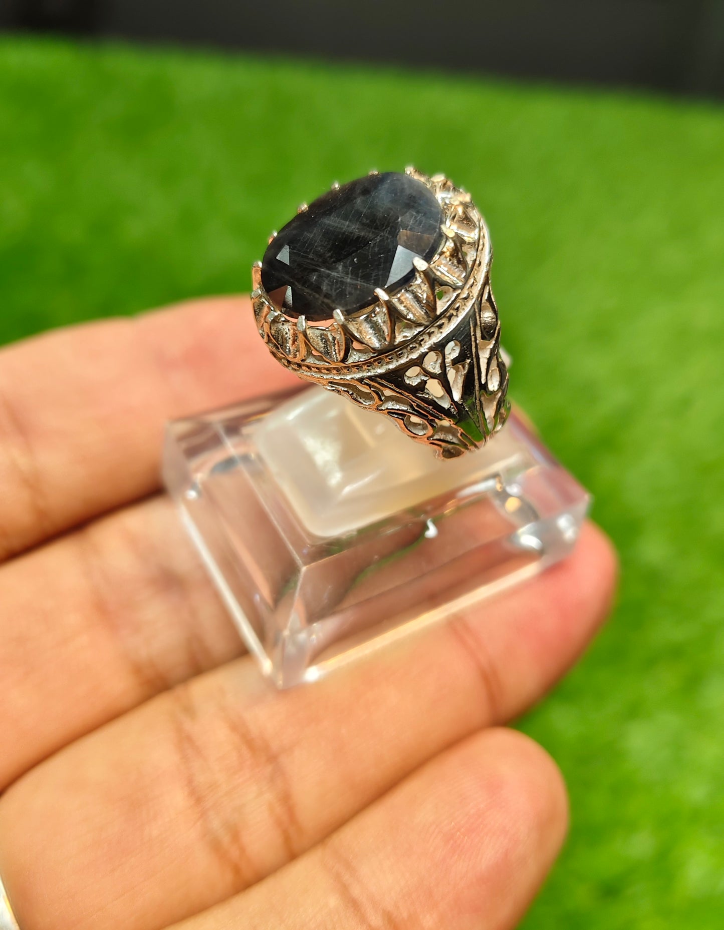 Kashmiri Neelam Ring