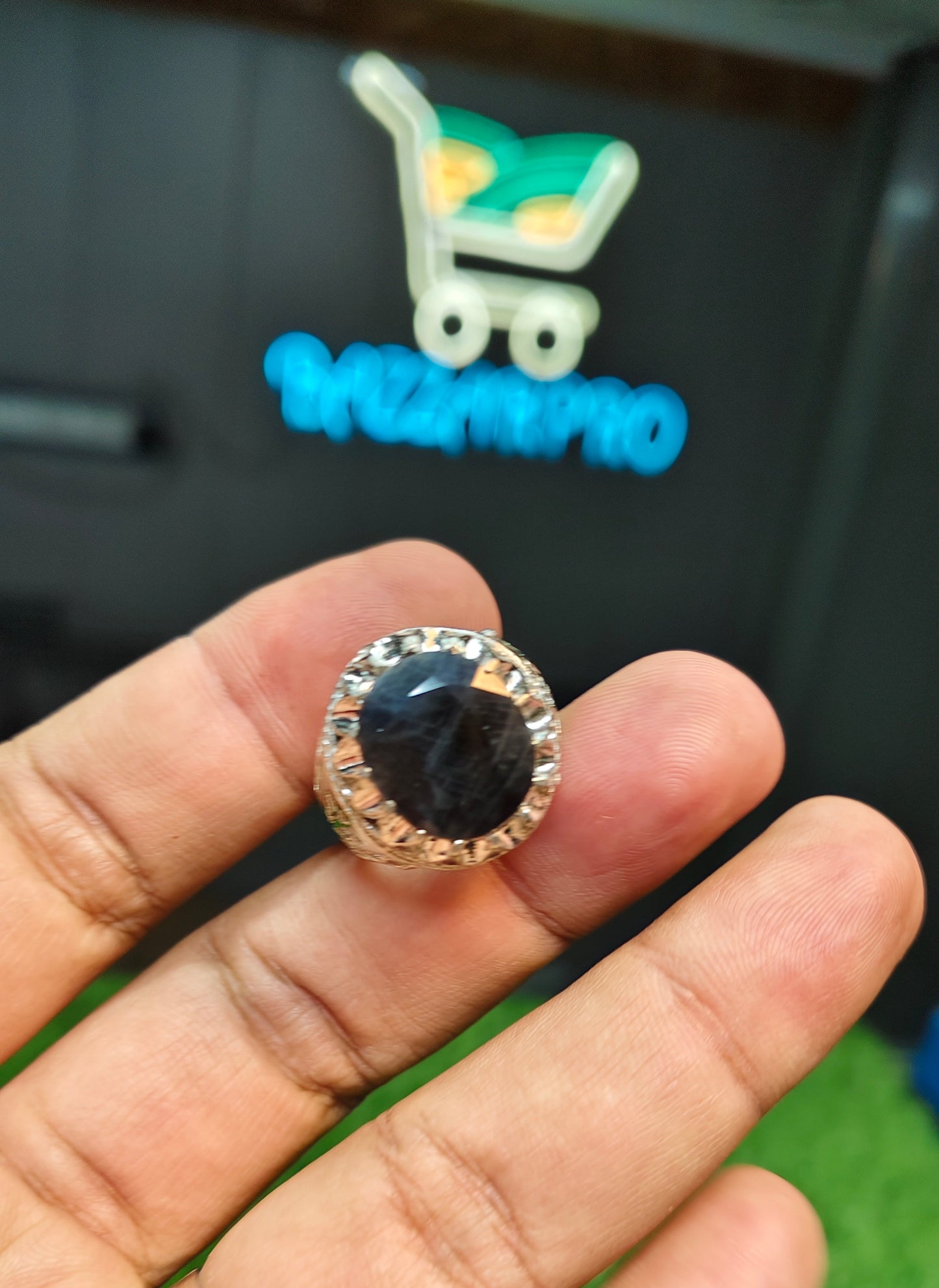 Kashmiri Neelam Ring