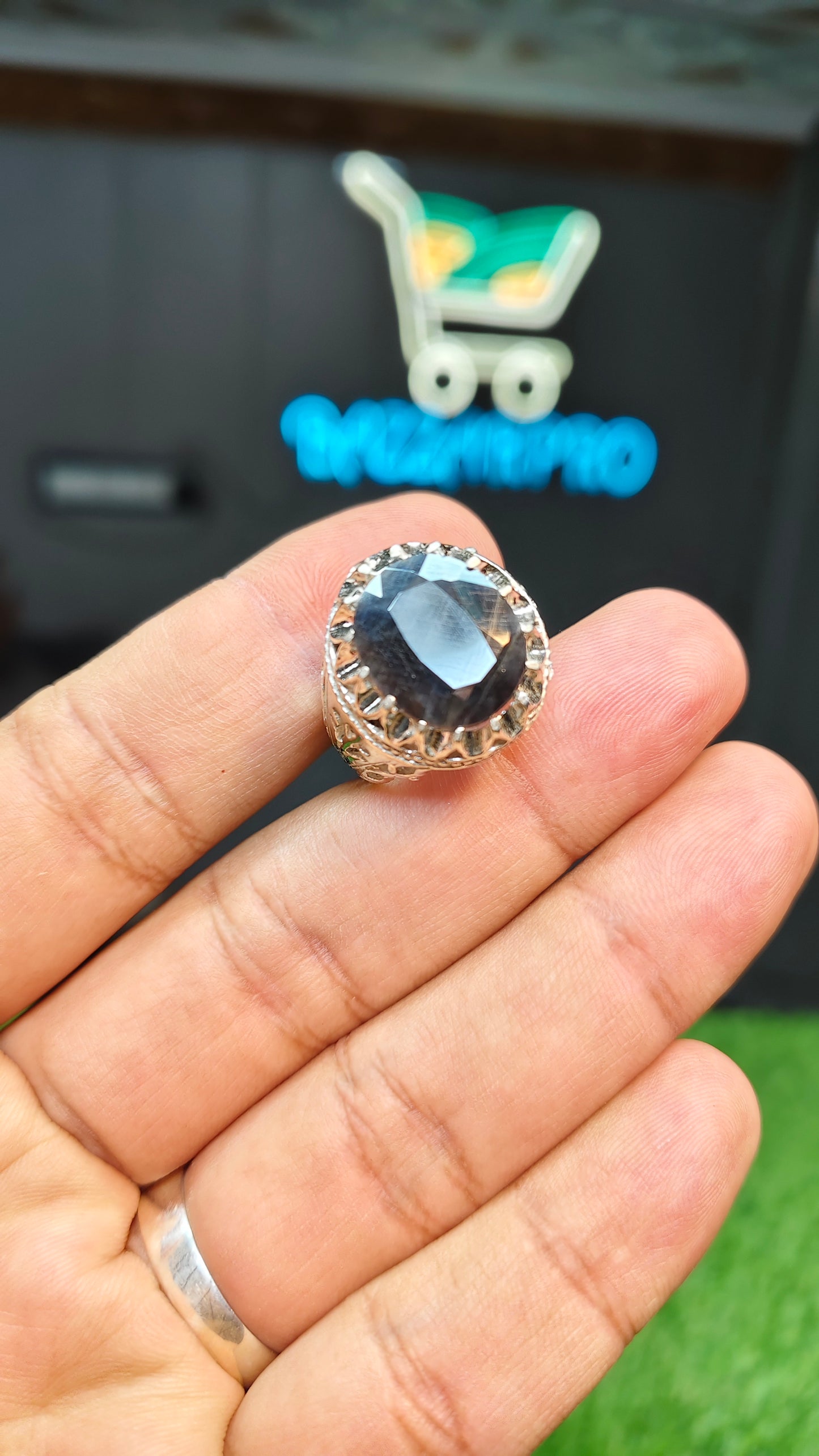 Kashmiri Neelam Ring