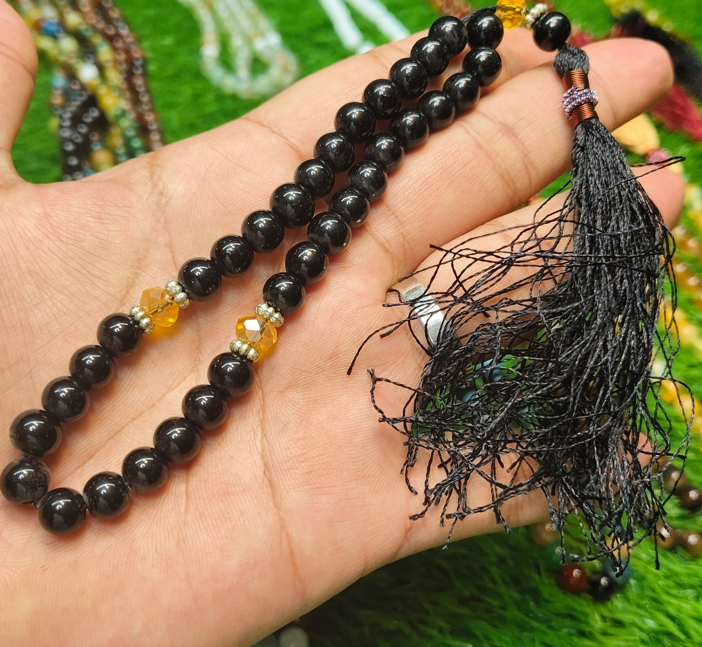 Agate (Aqeeqs) tasbeeh/tasbih - original stone tasbeeh 8mm 33 beads