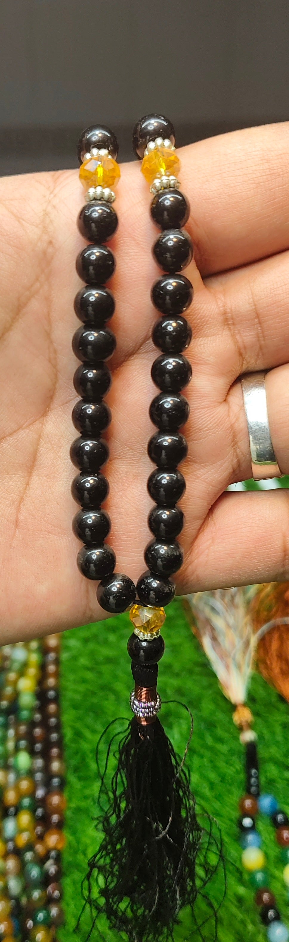 Agate (Aqeeqs) tasbeeh/tasbih - original stone tasbeeh 8mm 33 beads