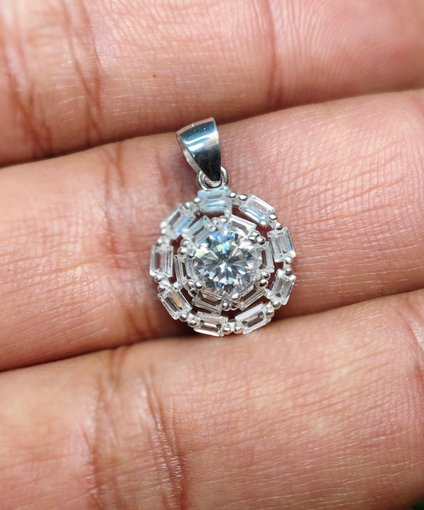 Moissanite Pendent