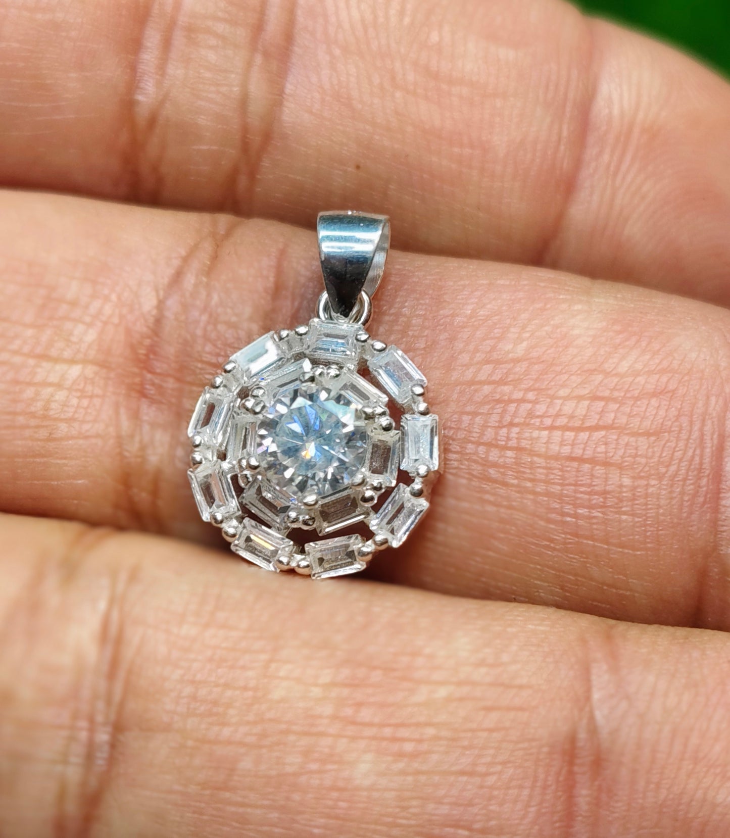 Moissanite Pendent