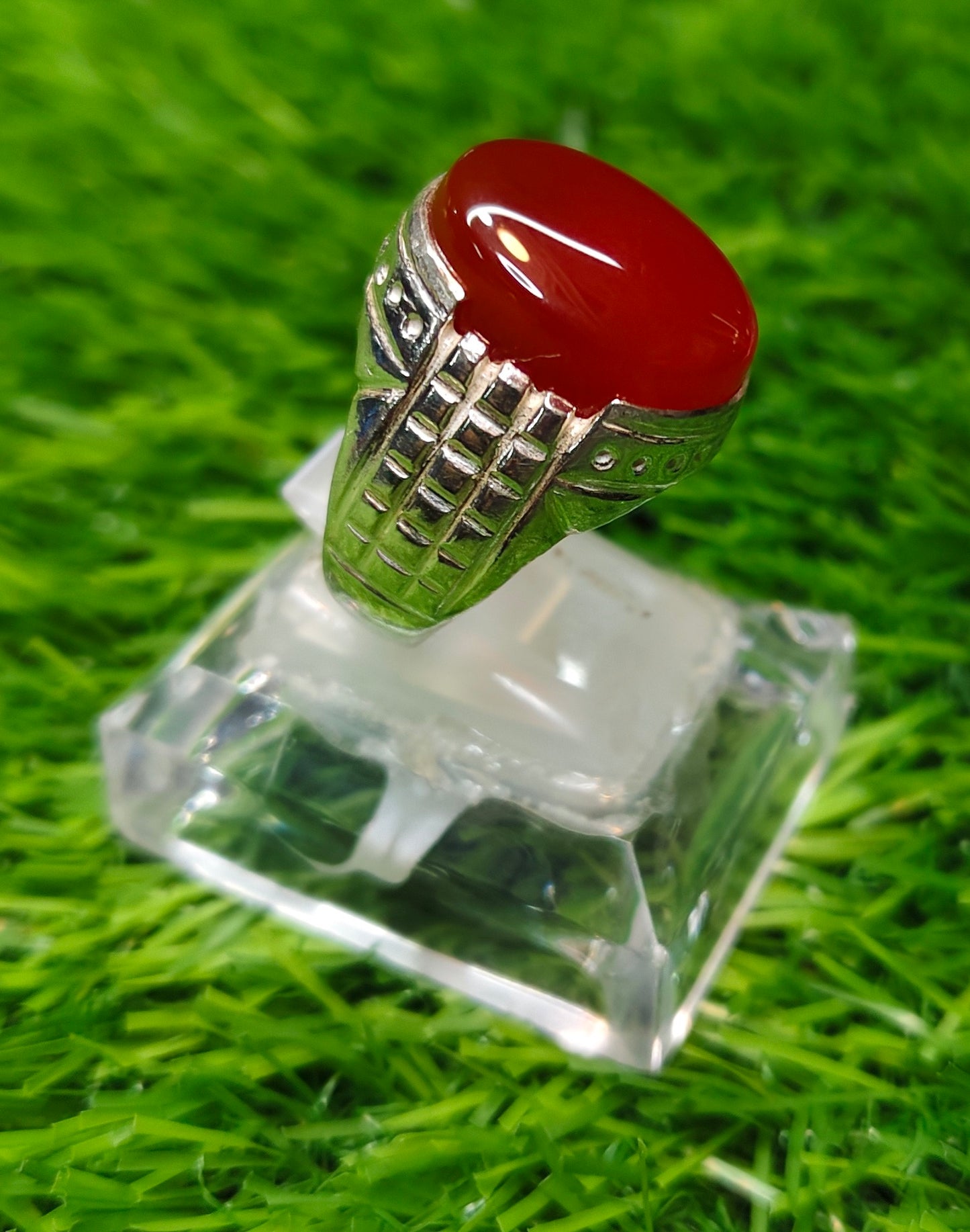 Yamni Aqeeq Ring