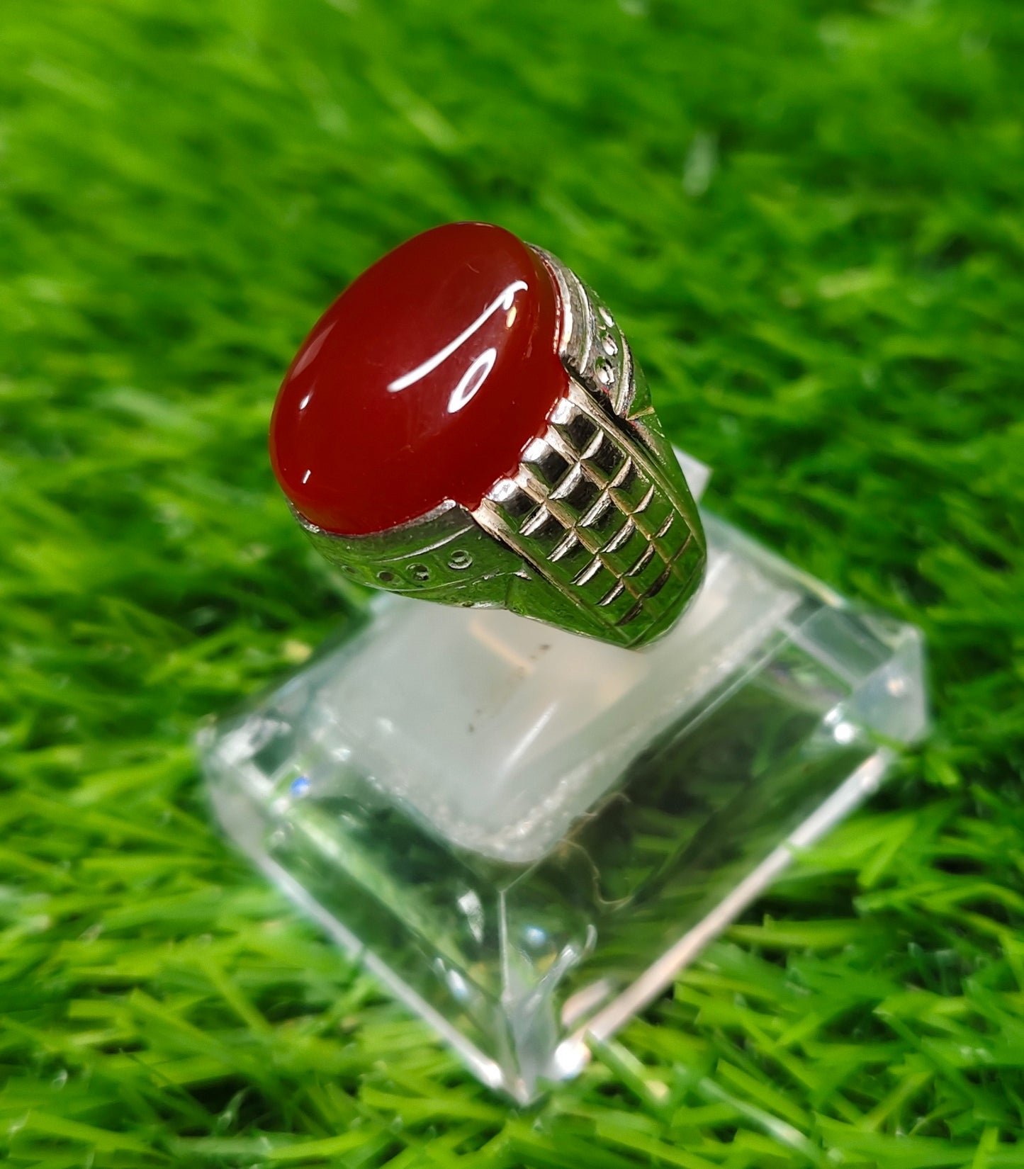 Yamni Aqeeq Ring