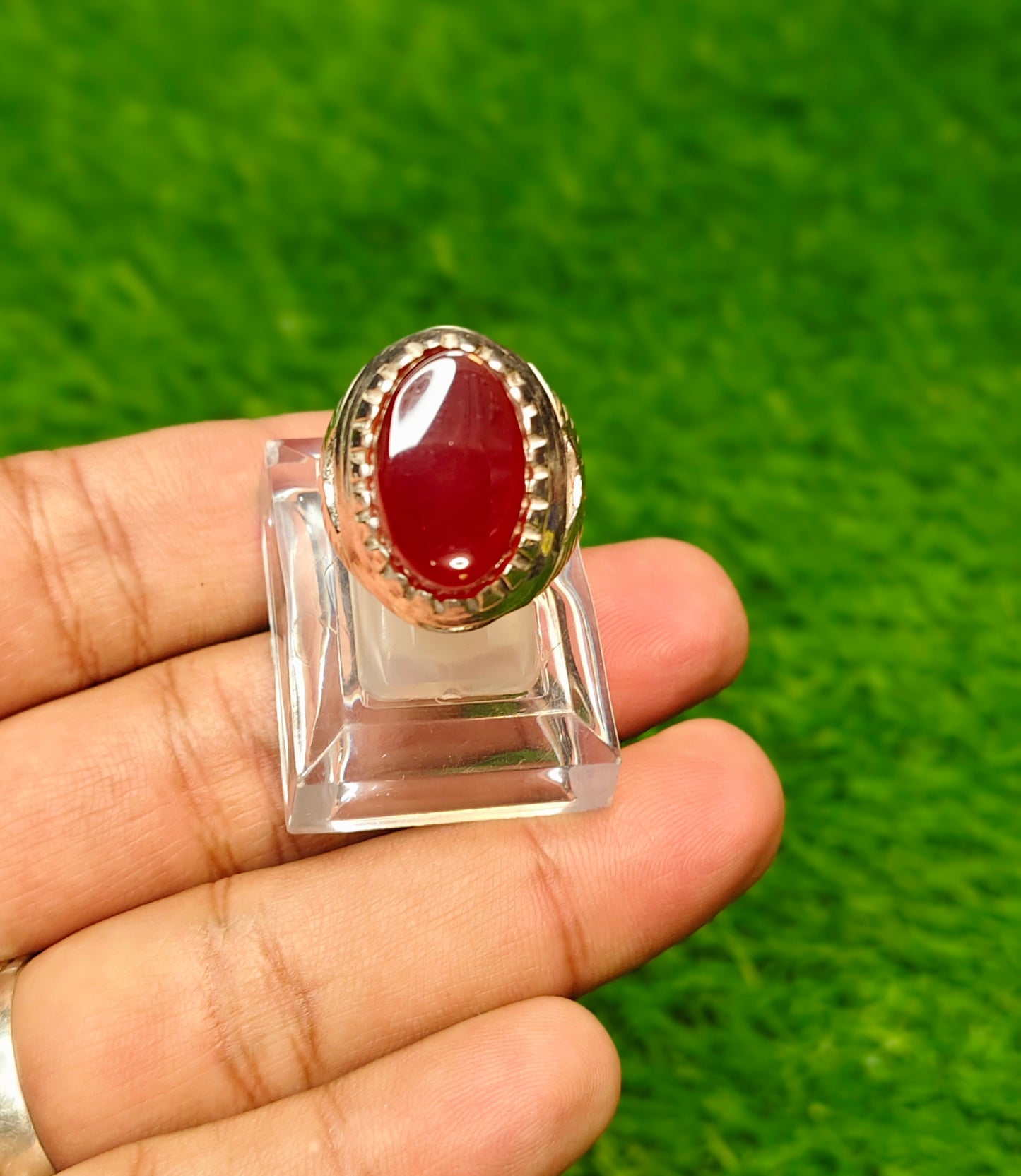 Yamni Aqeeq Ring