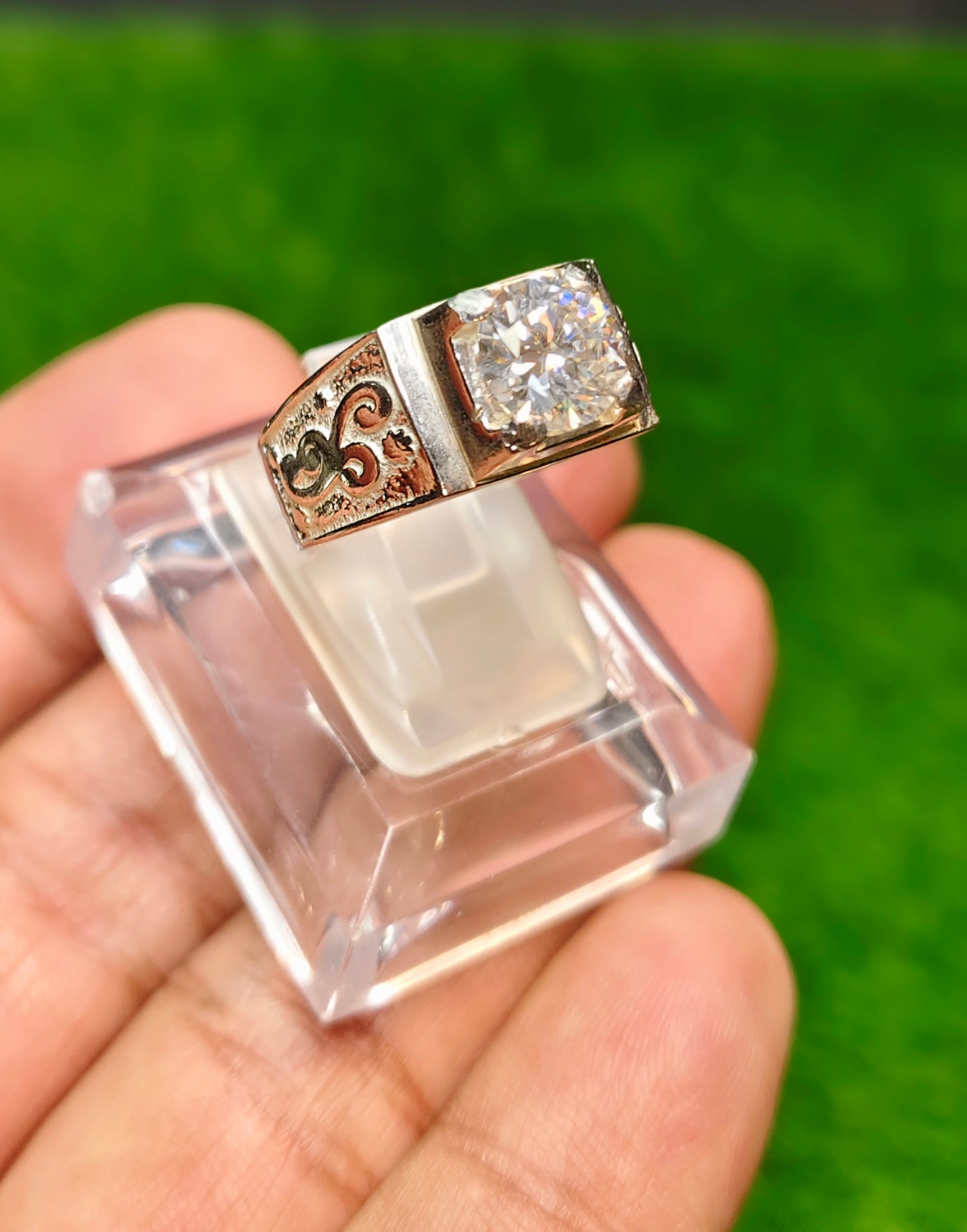 Moissanite Ring