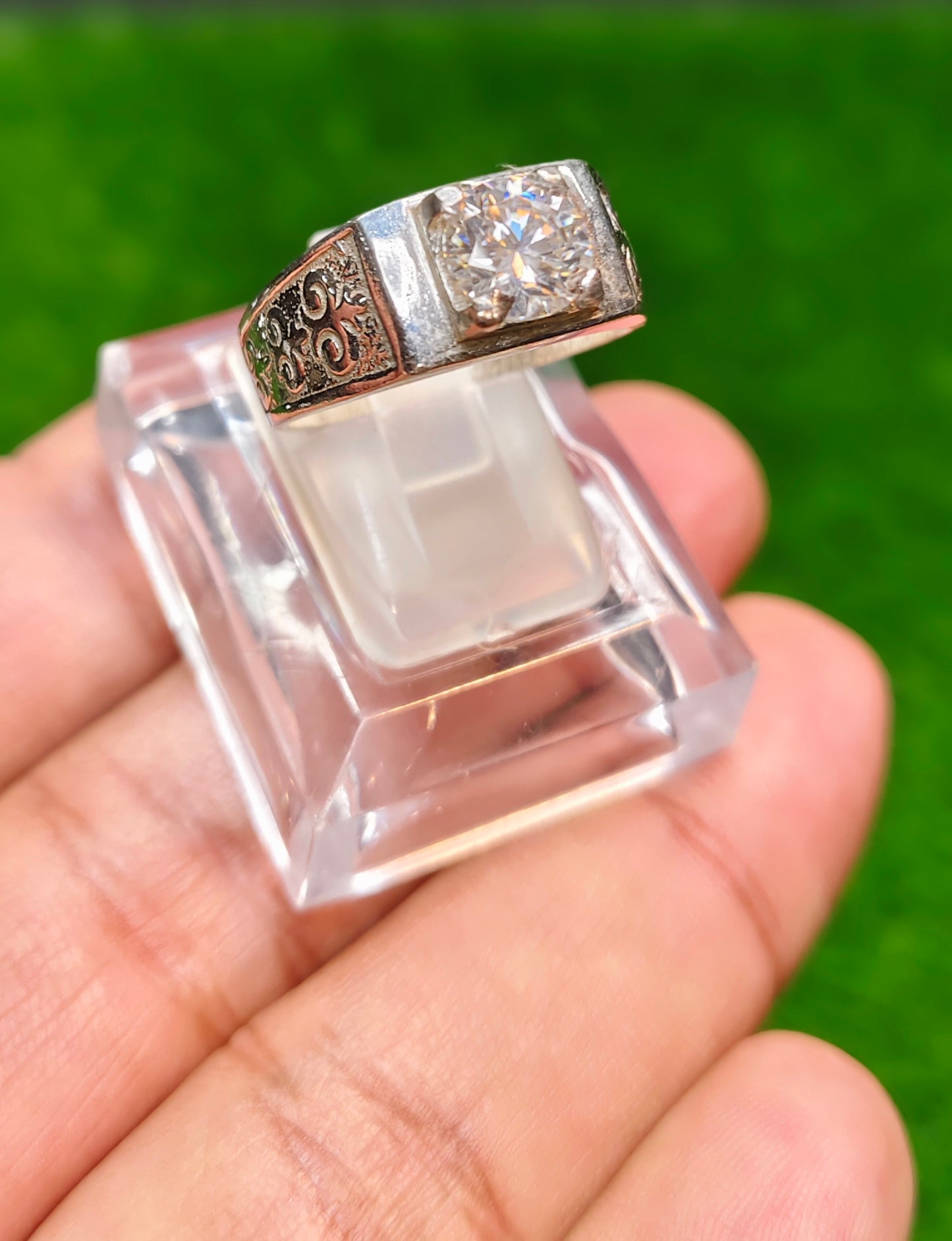 Moissanite Ring