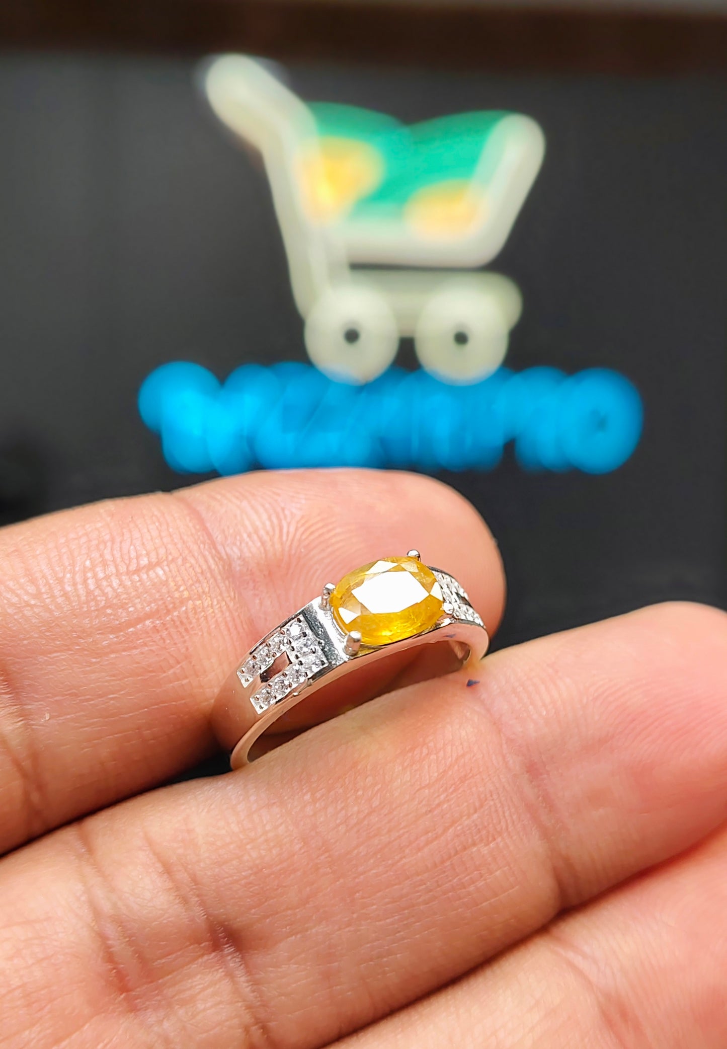Ceylon Pukhraj Ring