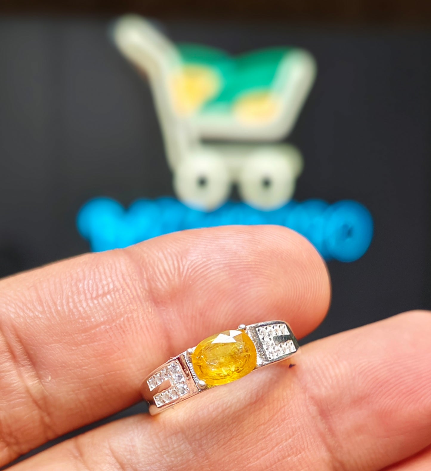 Ceylon Pukhraj Ring