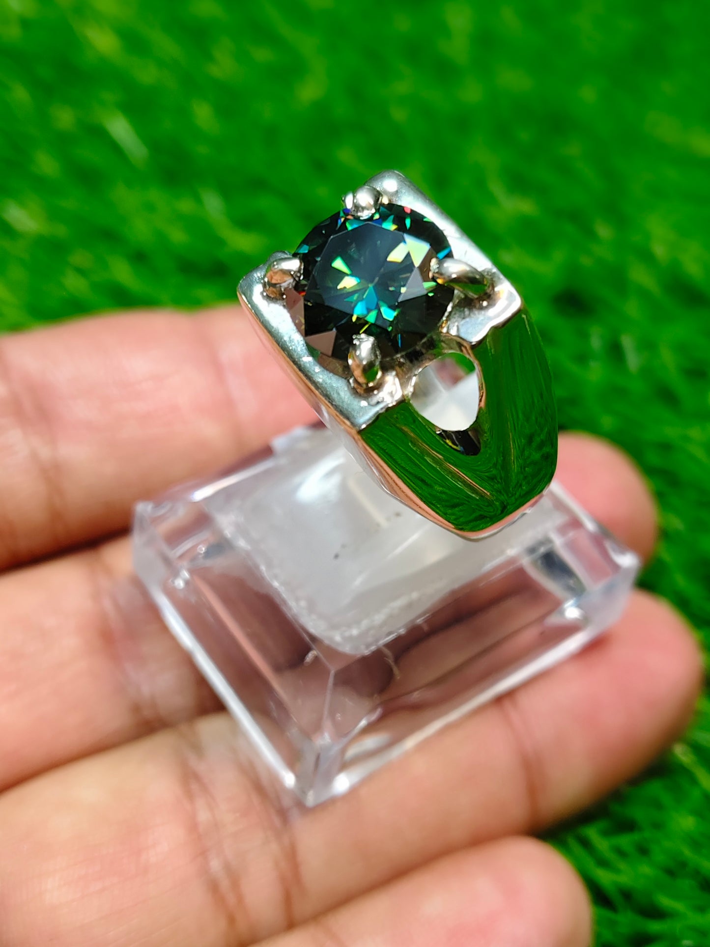 Moissanite Diamond Ring