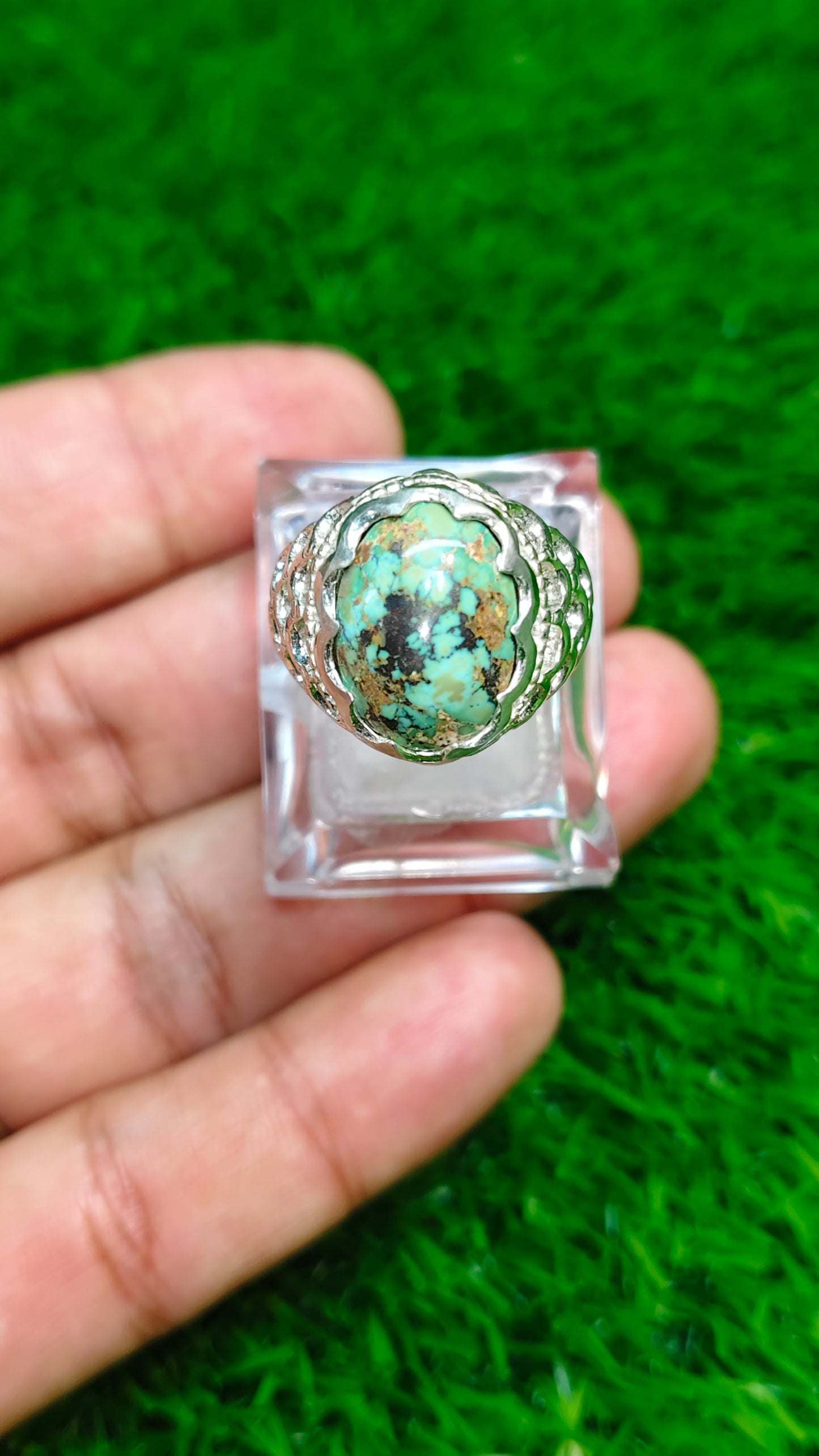 Spider Web Feroza Ring