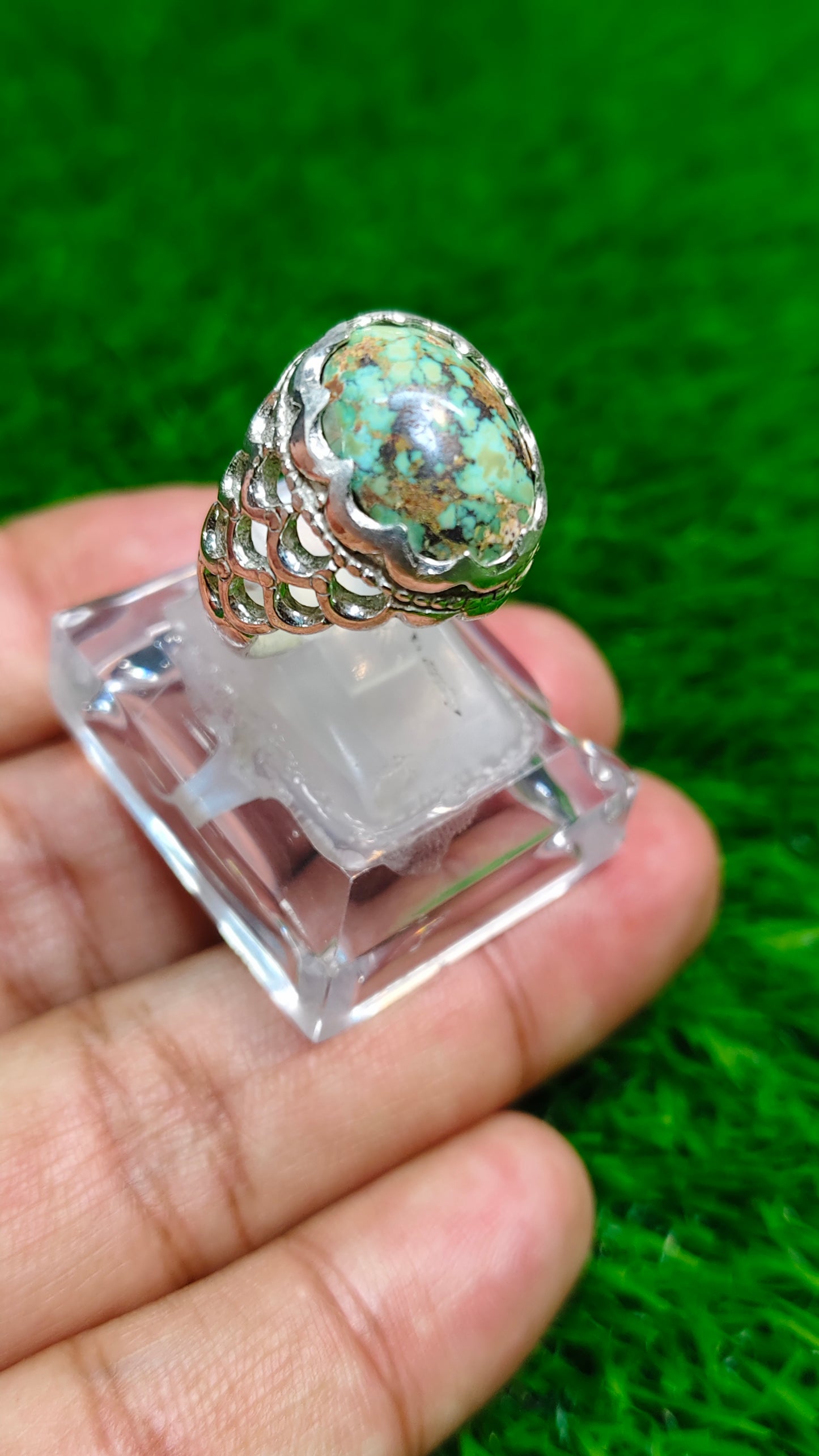 Spider Web Feroza Ring
