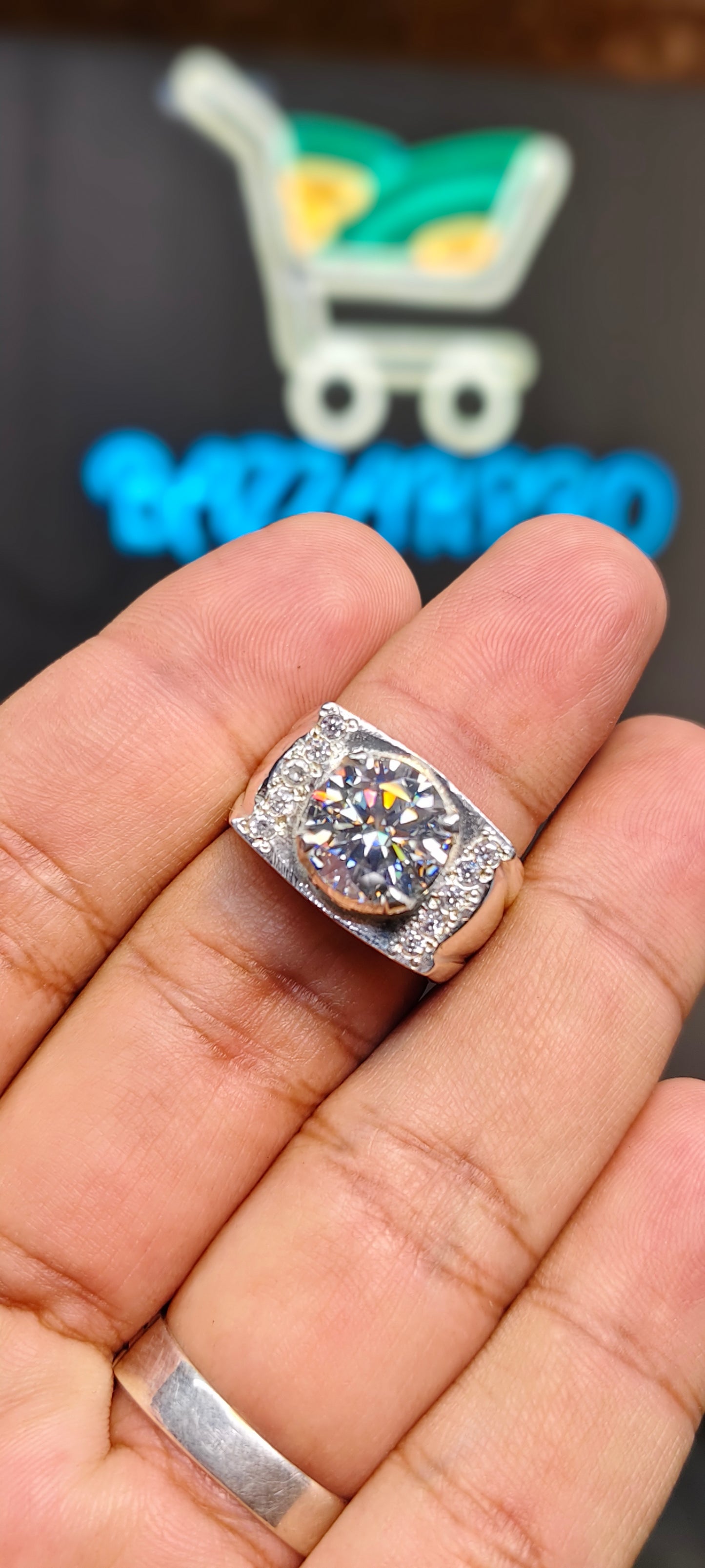 White Moissanite Diamond