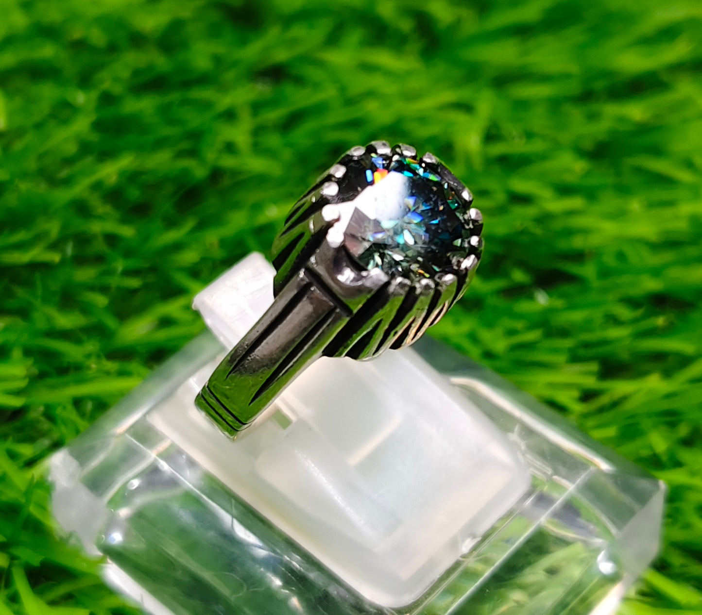Green Moissanite Diamond