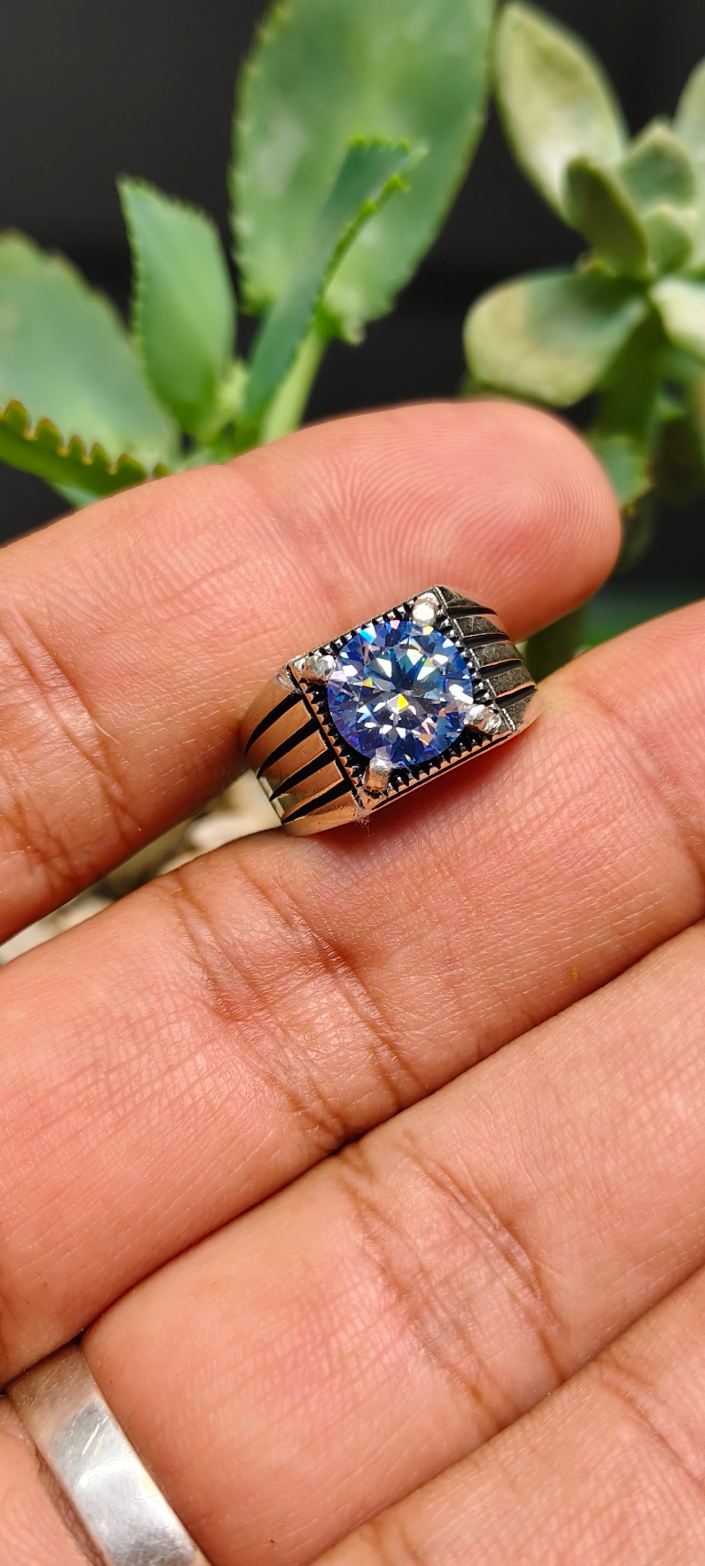 Blue Aquamarine Moissanite Diamond