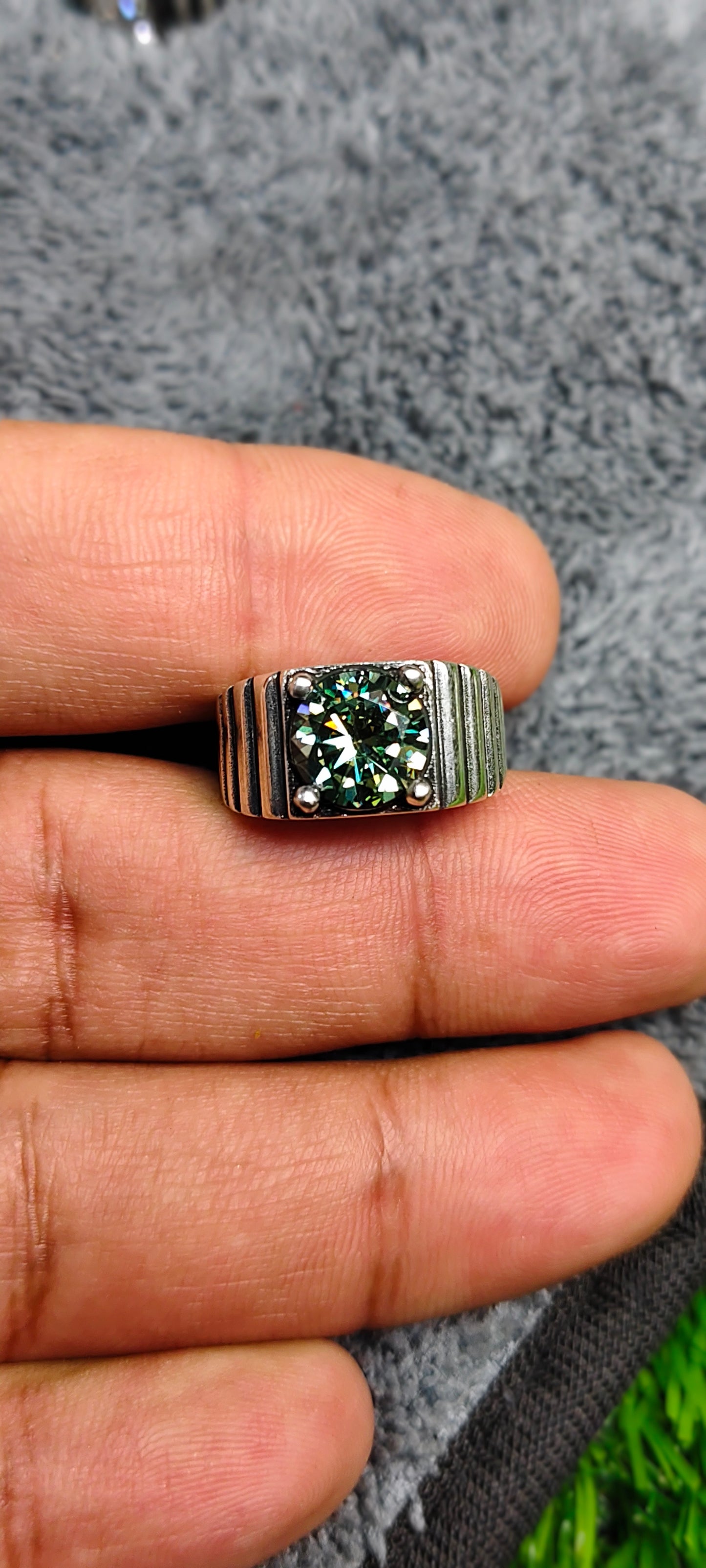 Green Moissanite Diamond