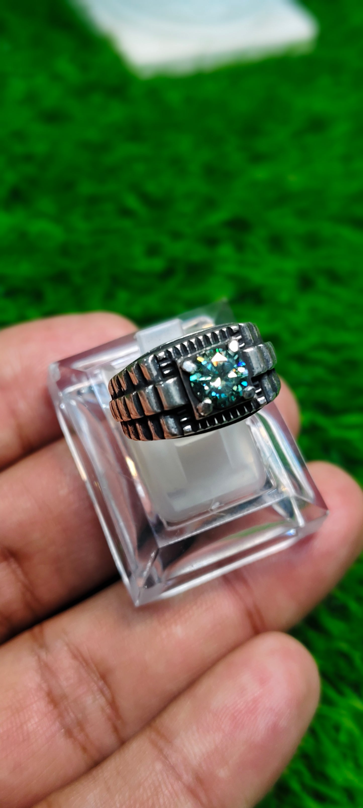 Green Moissanite Diamond
