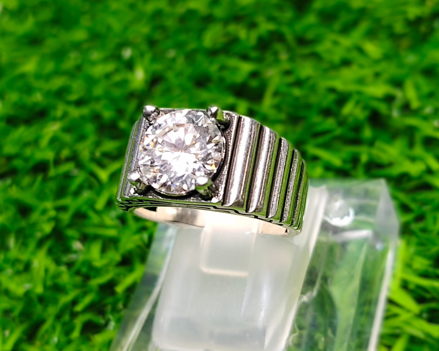White Moissanite Diamond