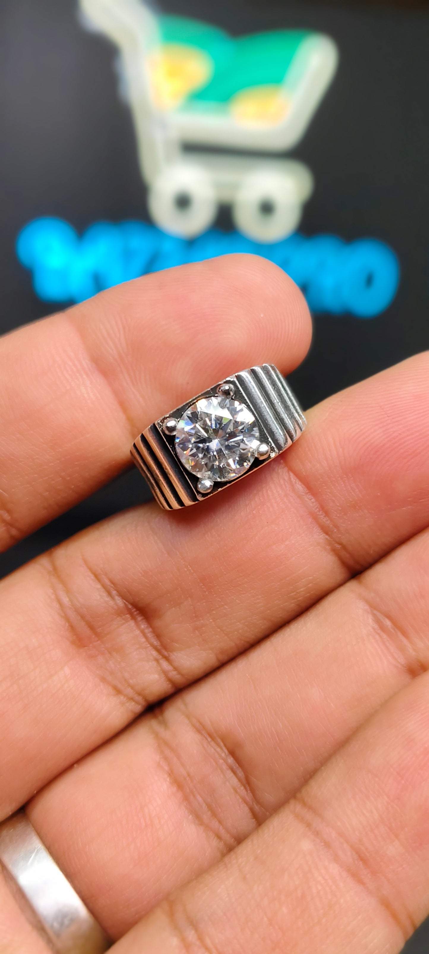 White Moissanite Diamond