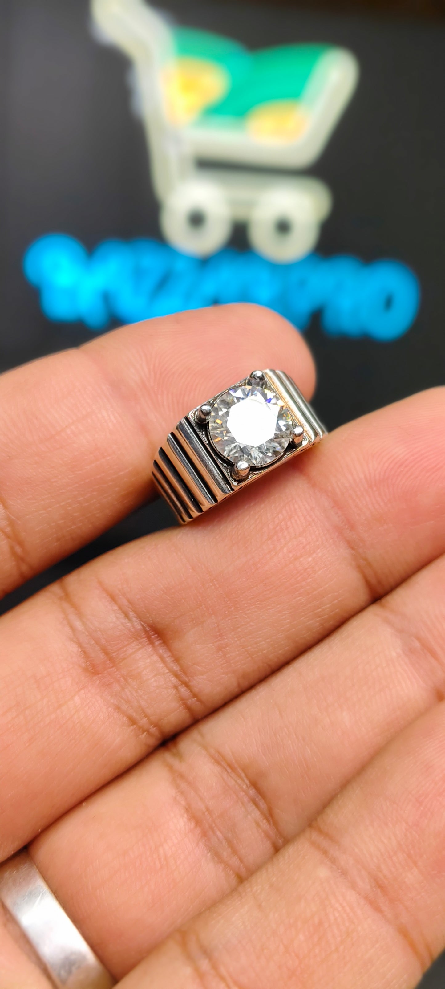 White Moissanite Diamond