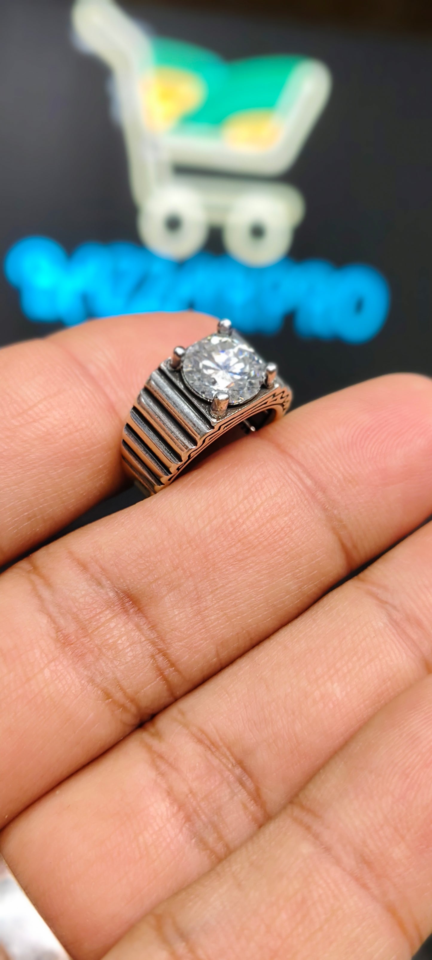 White Moissanite Diamond