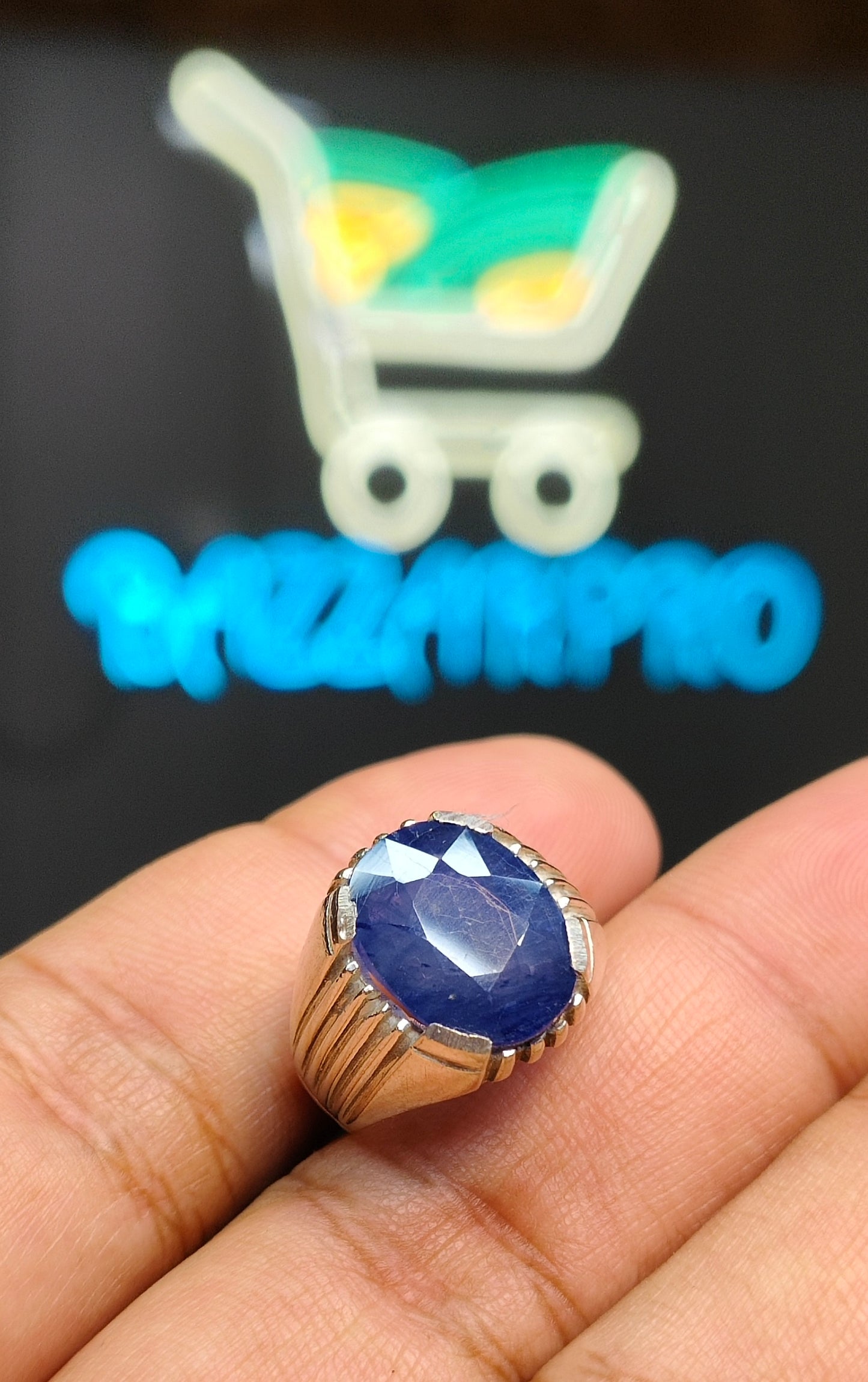 Premium Quality Neelam Ring