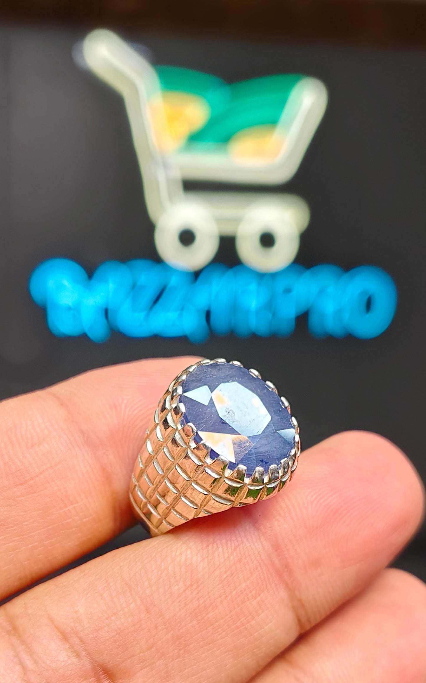 Premium Quality Neelam Ring