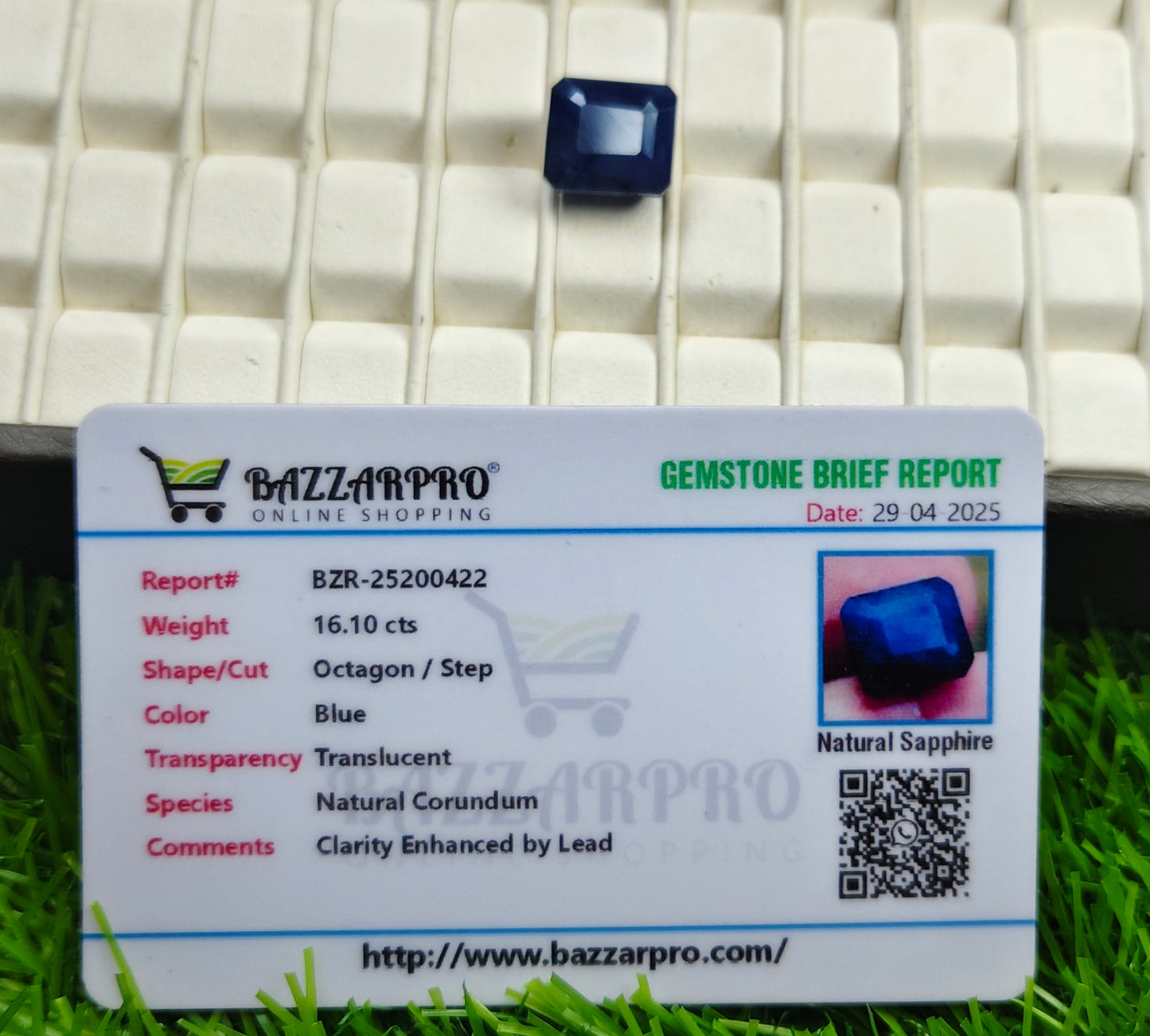 Premium Quality Neelam With Lab certificate