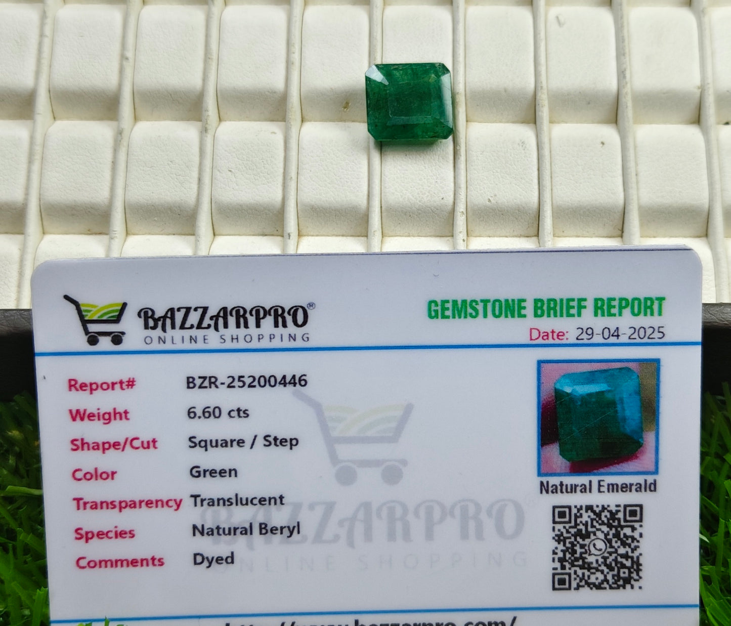 Zamurd With Lab certificate