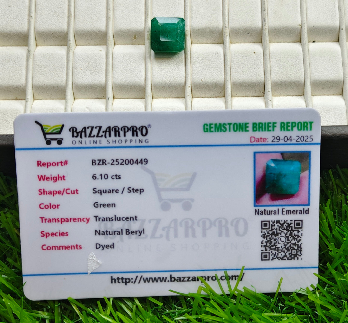 Zamurd With Lab certificate