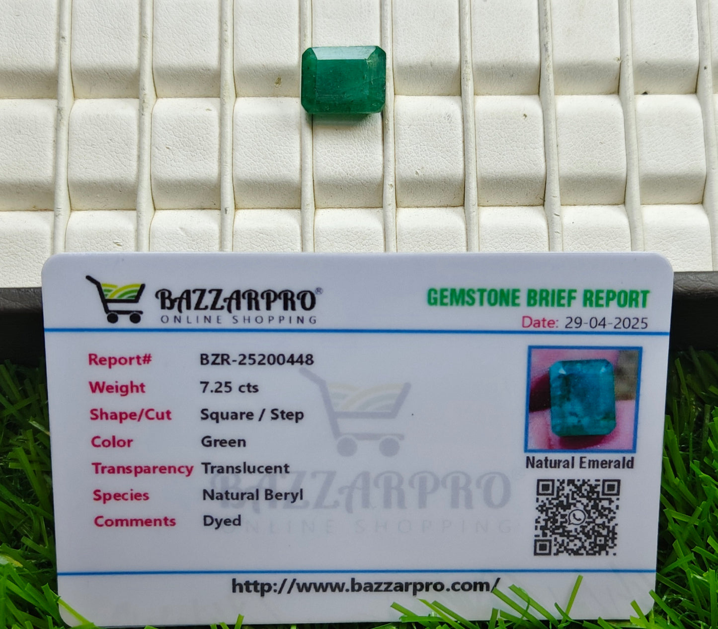 Zamurd With Lab certificate