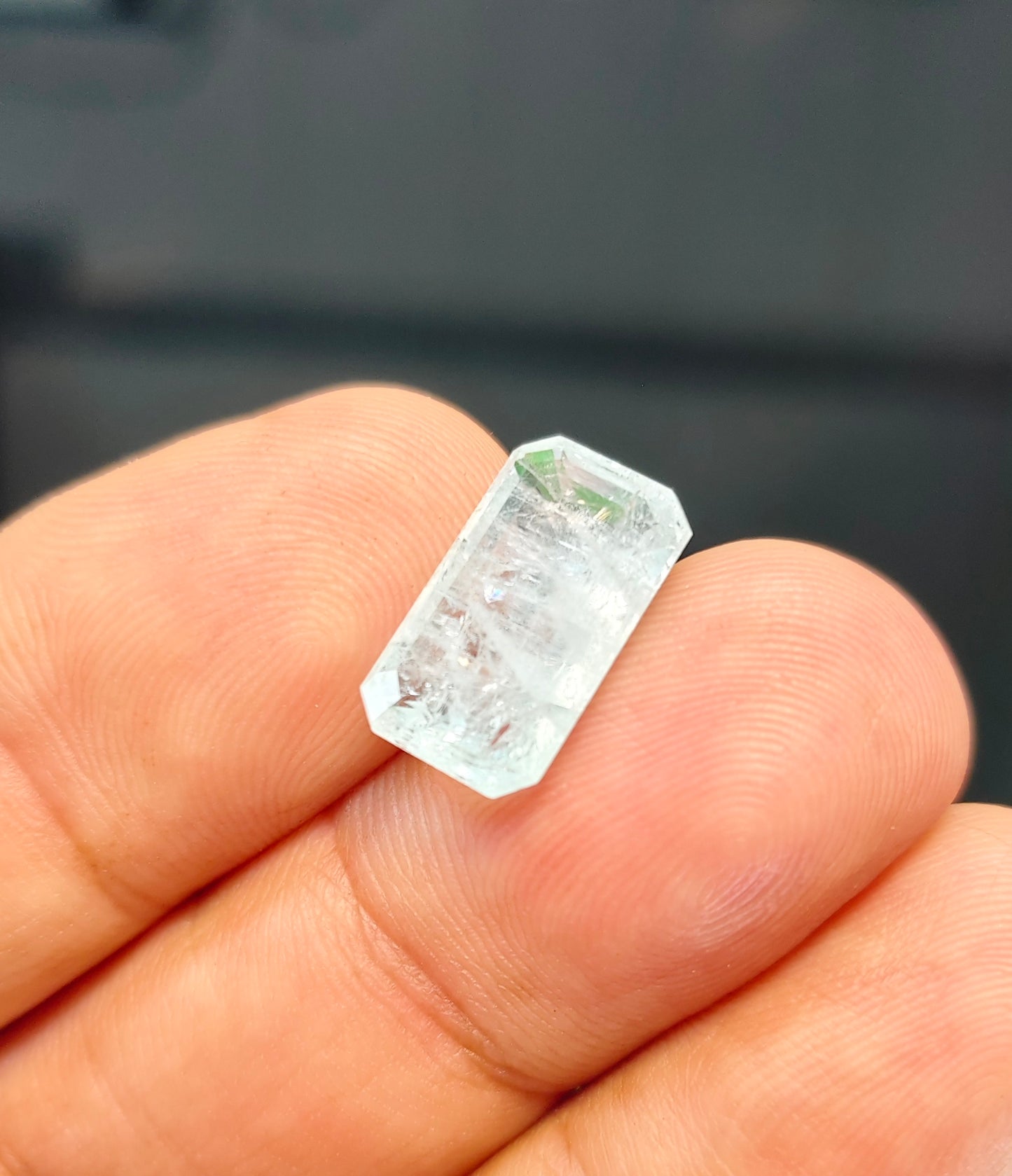 Aquamarine With Lab Certificate