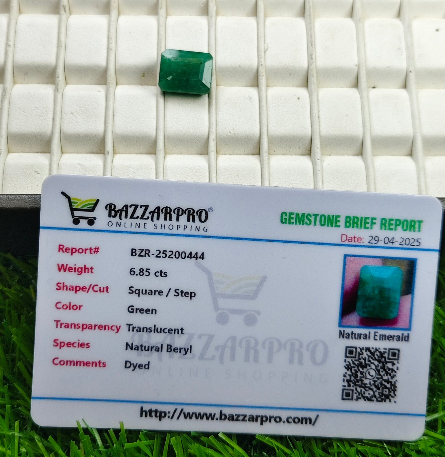 Zamurd With Lab Certificate