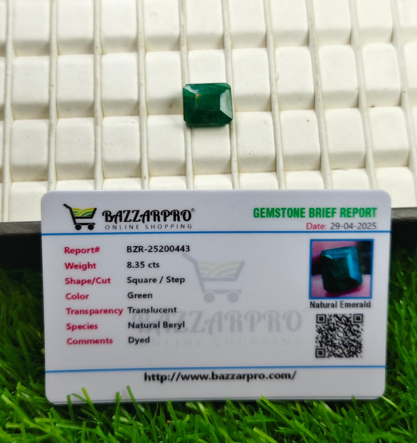 Zamurd With Lab Certificate