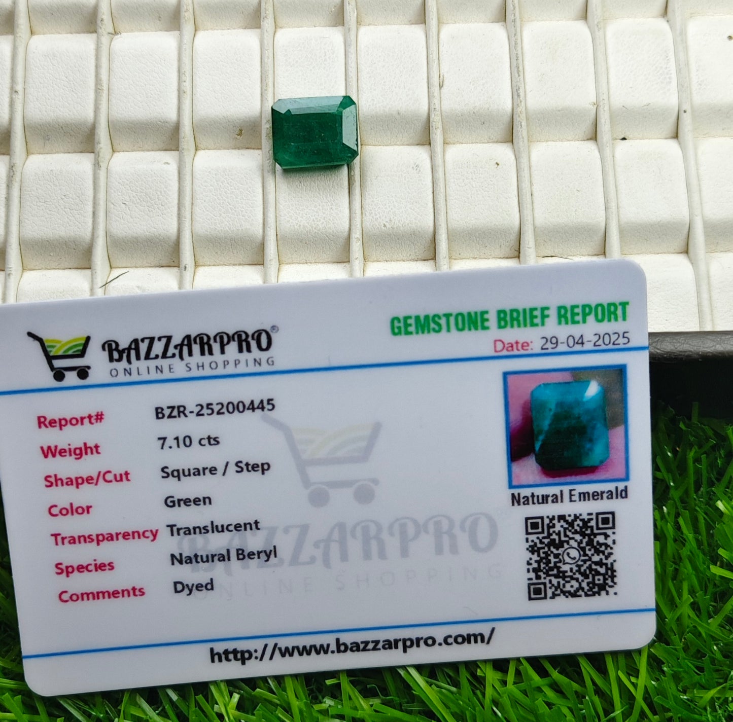 Zamurd With Lab Certificate