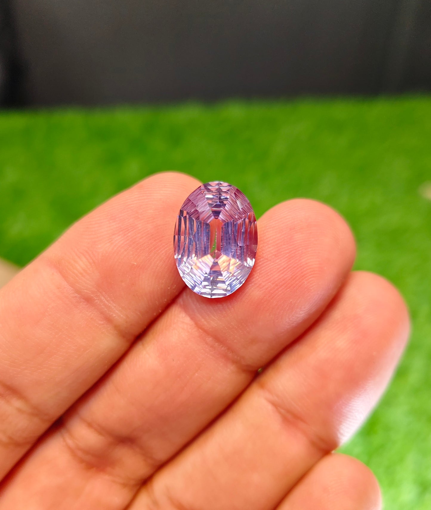 Laser Cutting Amethyst With Lab certificate