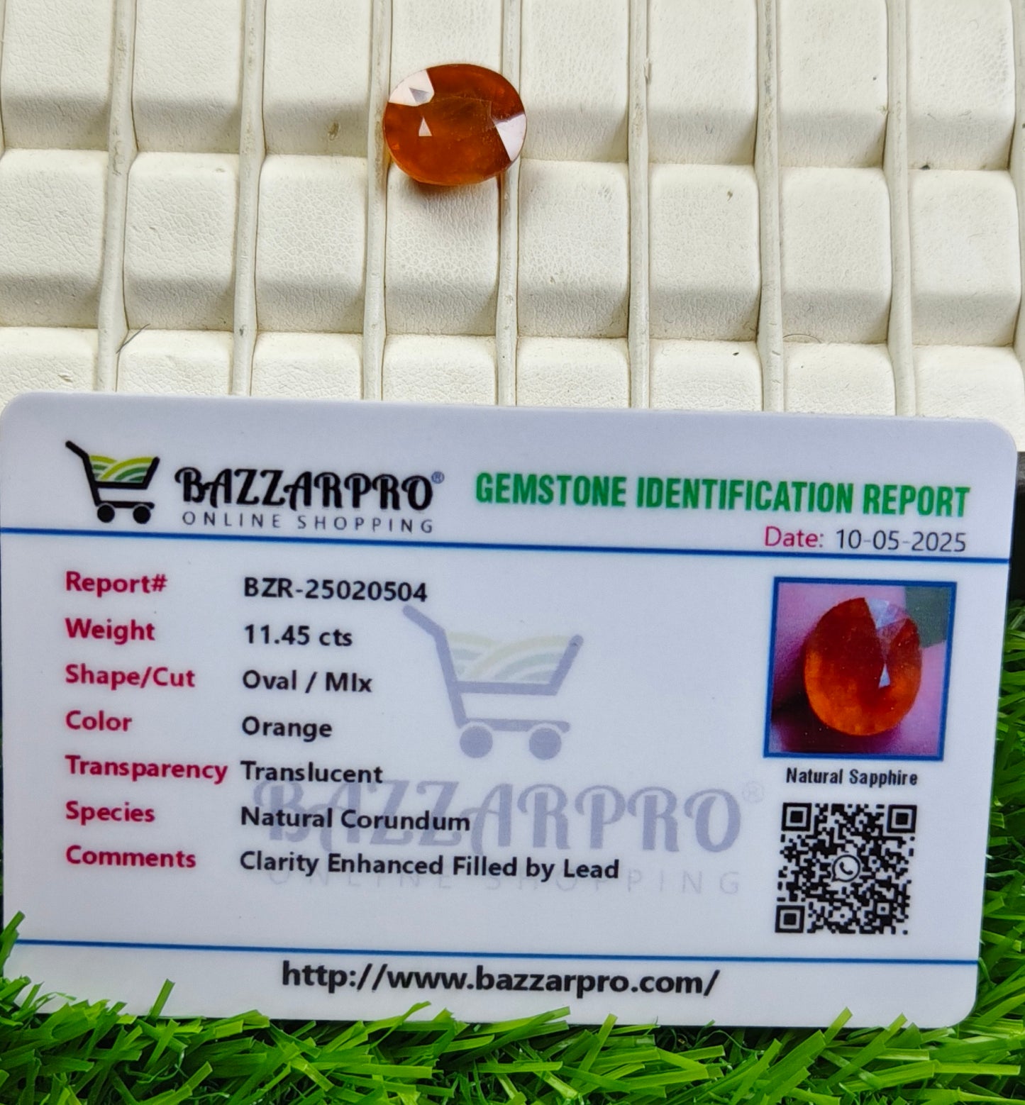 Premium Quality Pukhraj With Lab certificate