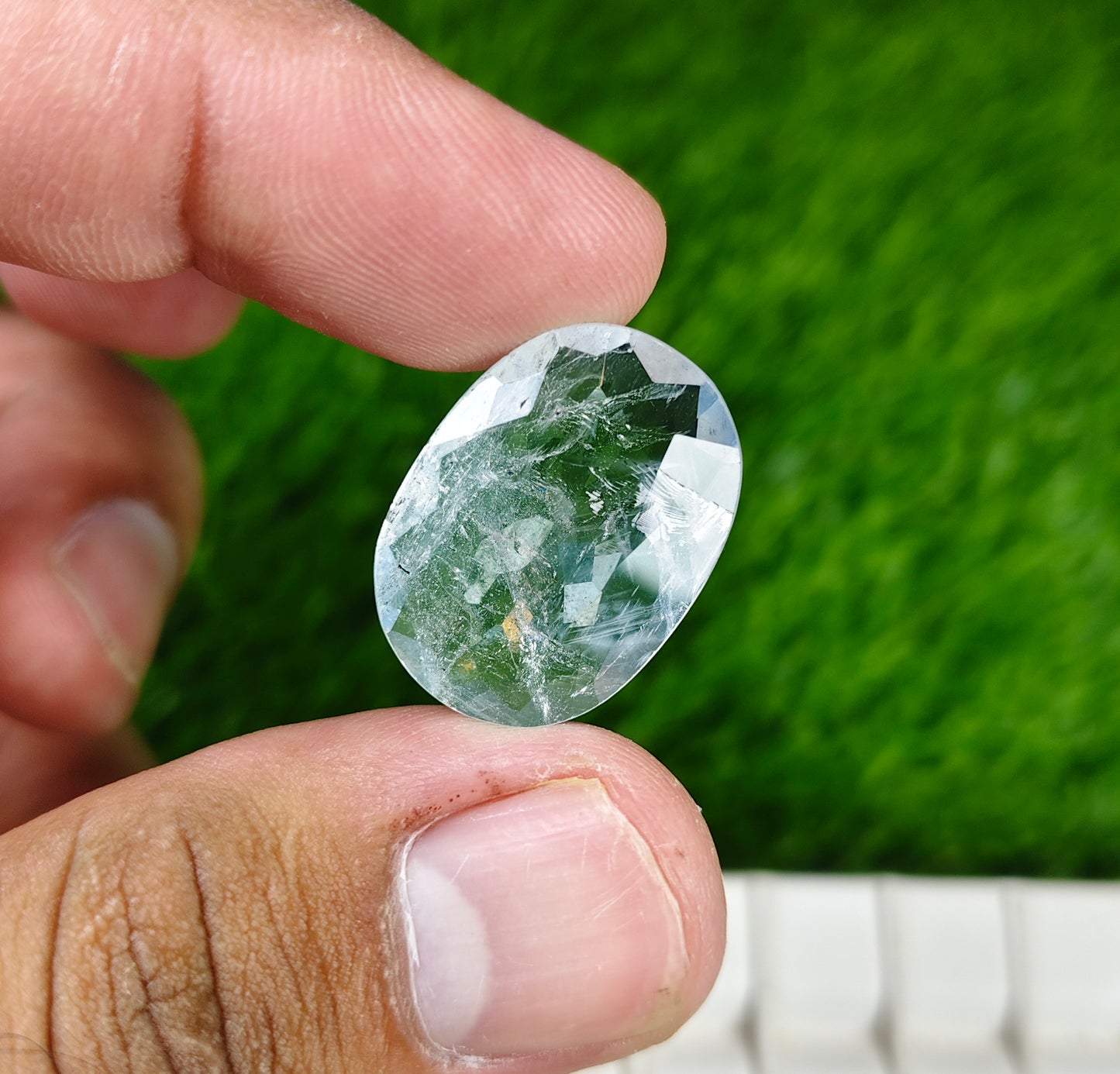 Natural Aquamarine With Lab certificate