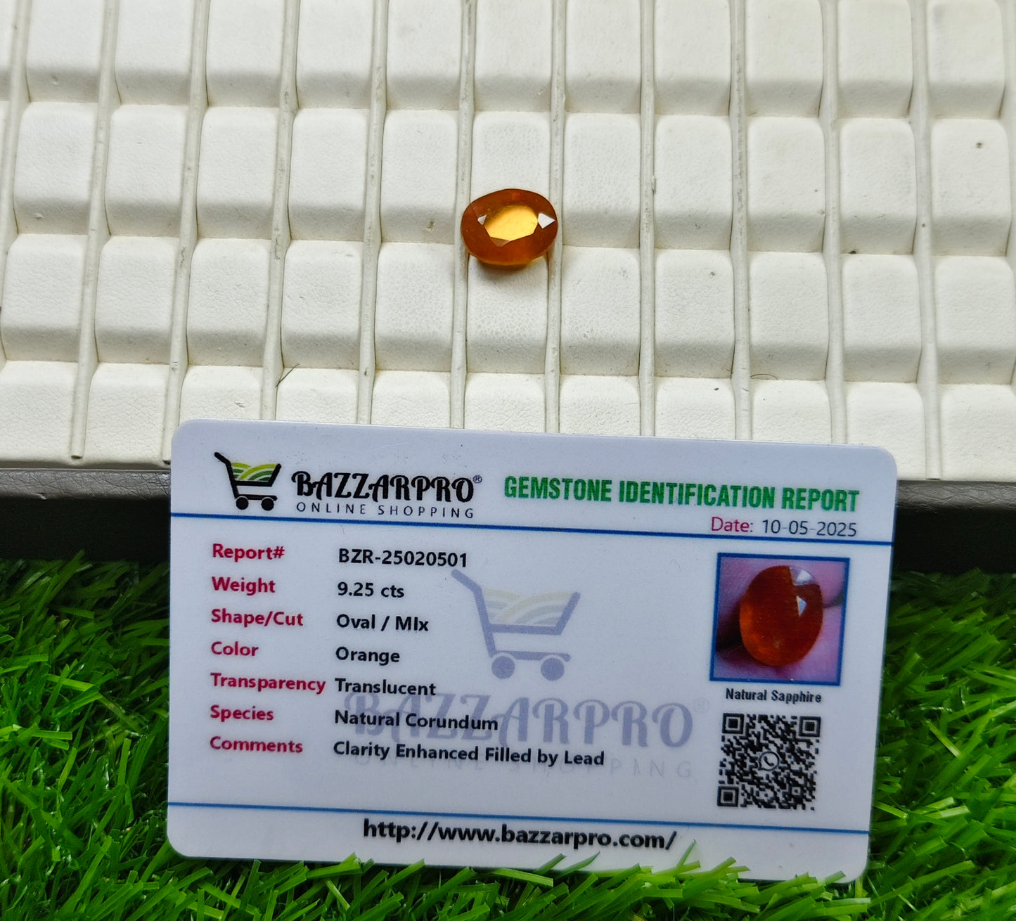 Premium Quality Pukhraj With Lab certificate