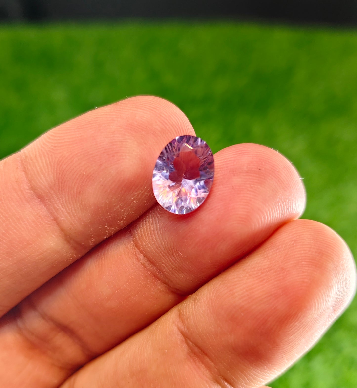 Laser Cutting Amethyst With Lab certificate