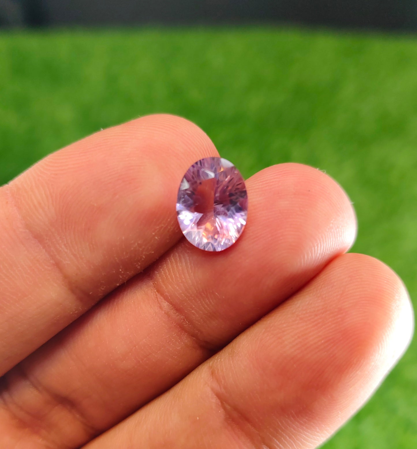 Laser Cutting Amethyst With Lab certificate
