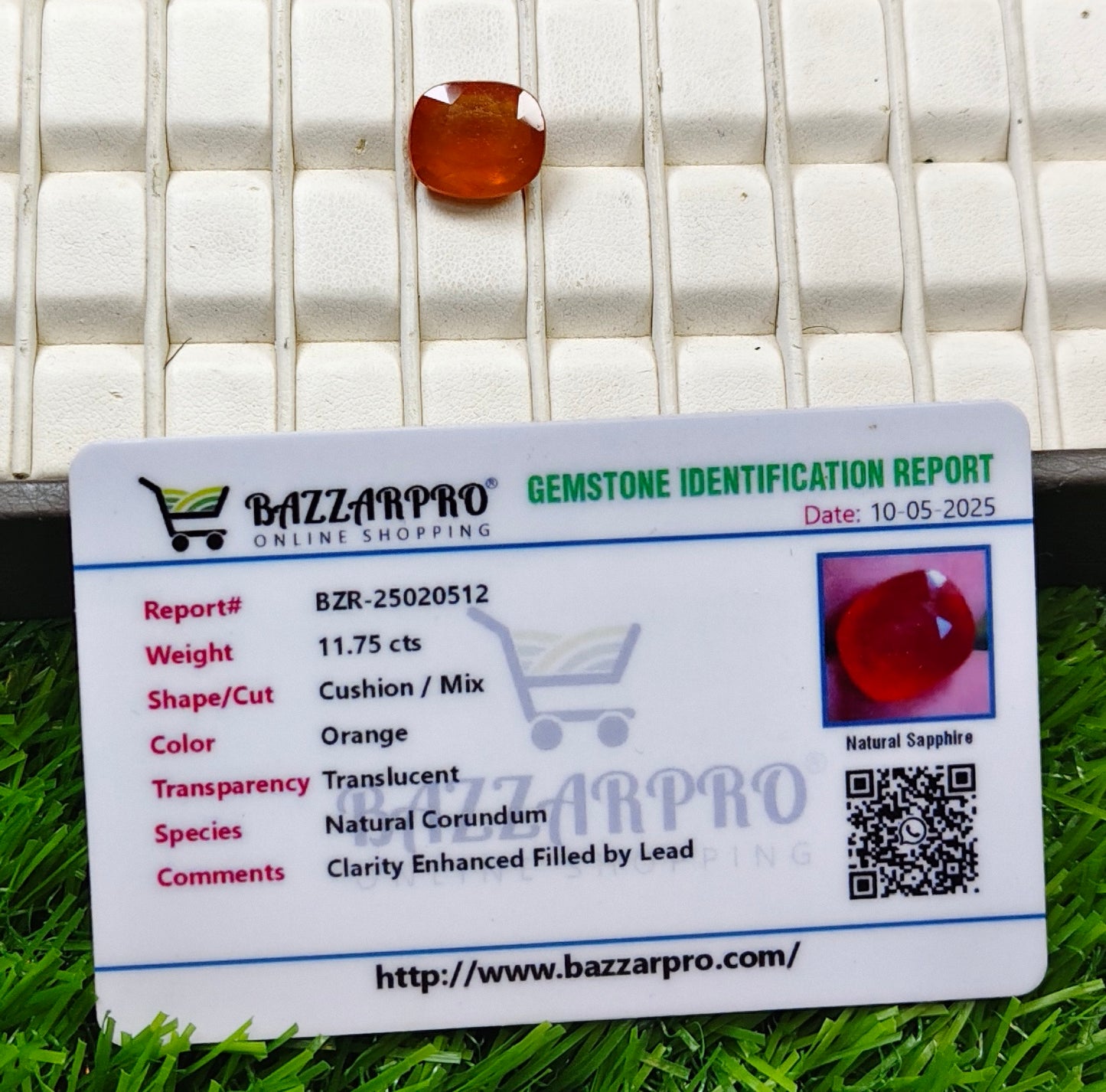 Premium Quality Pukhraj With Lab certificate