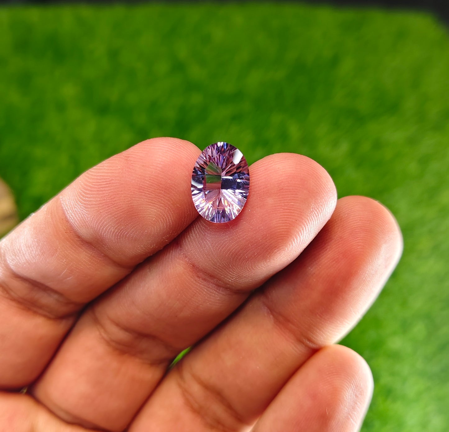 Laser Cutting Amethyst With Lab certificate