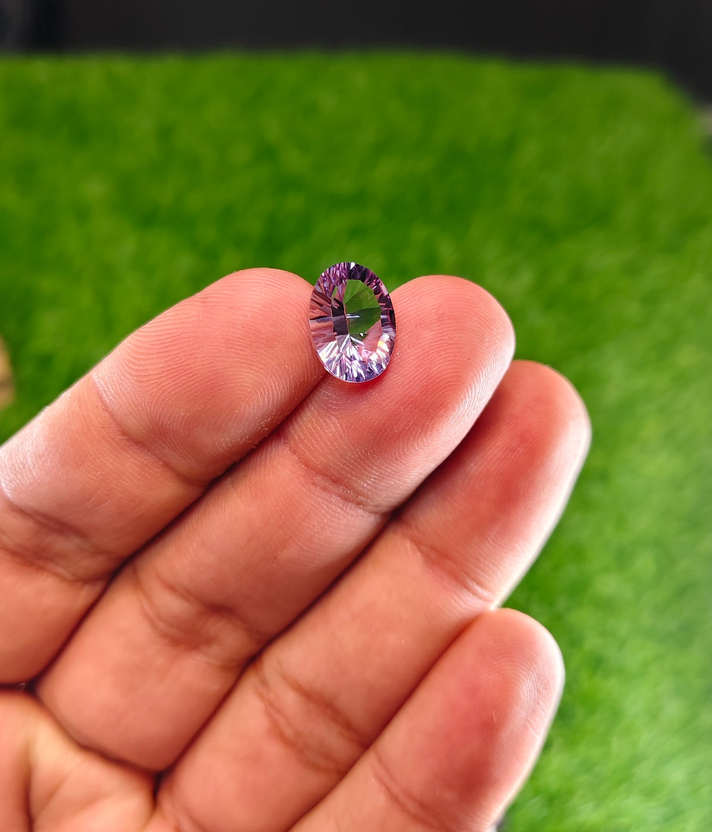Laser Cutting Amethyst With Lab certificate