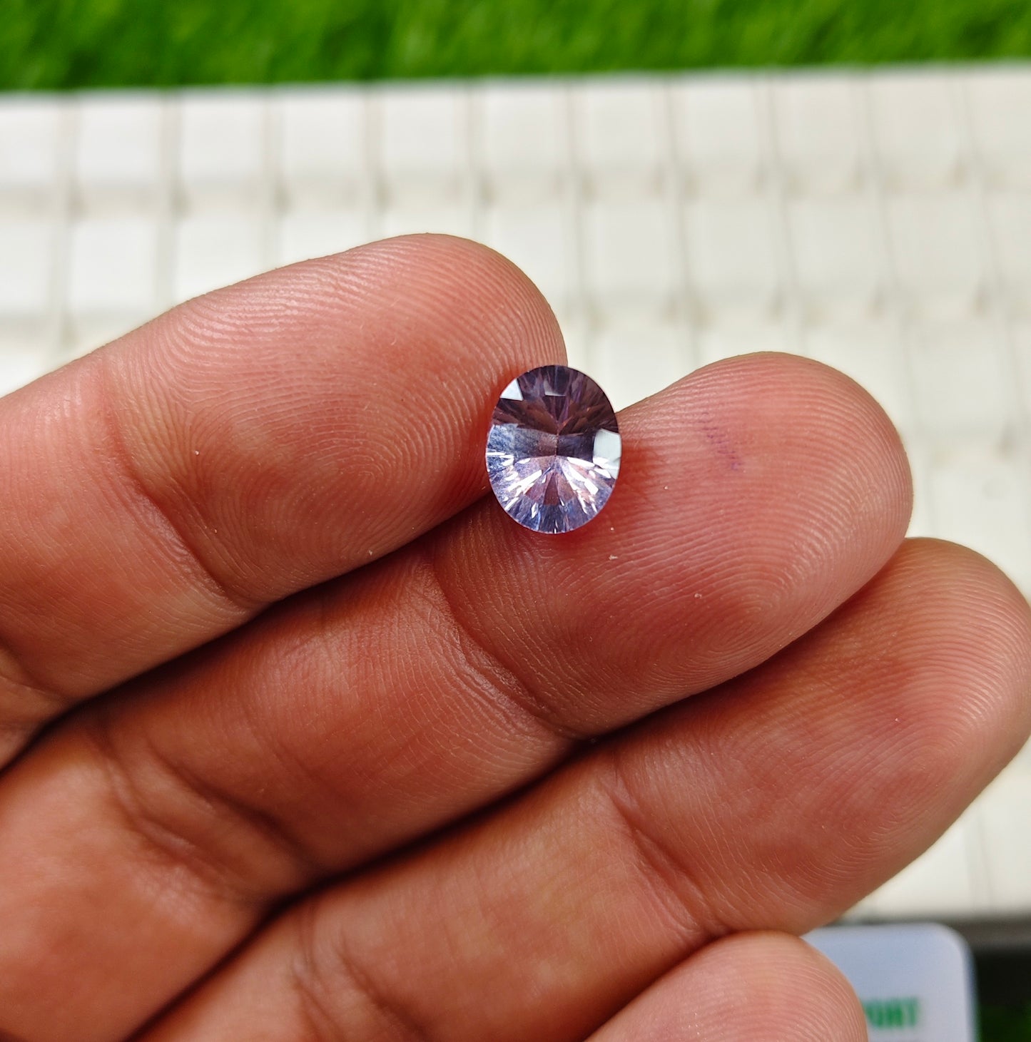 Laser Cutting Amethyst With Lab certificate