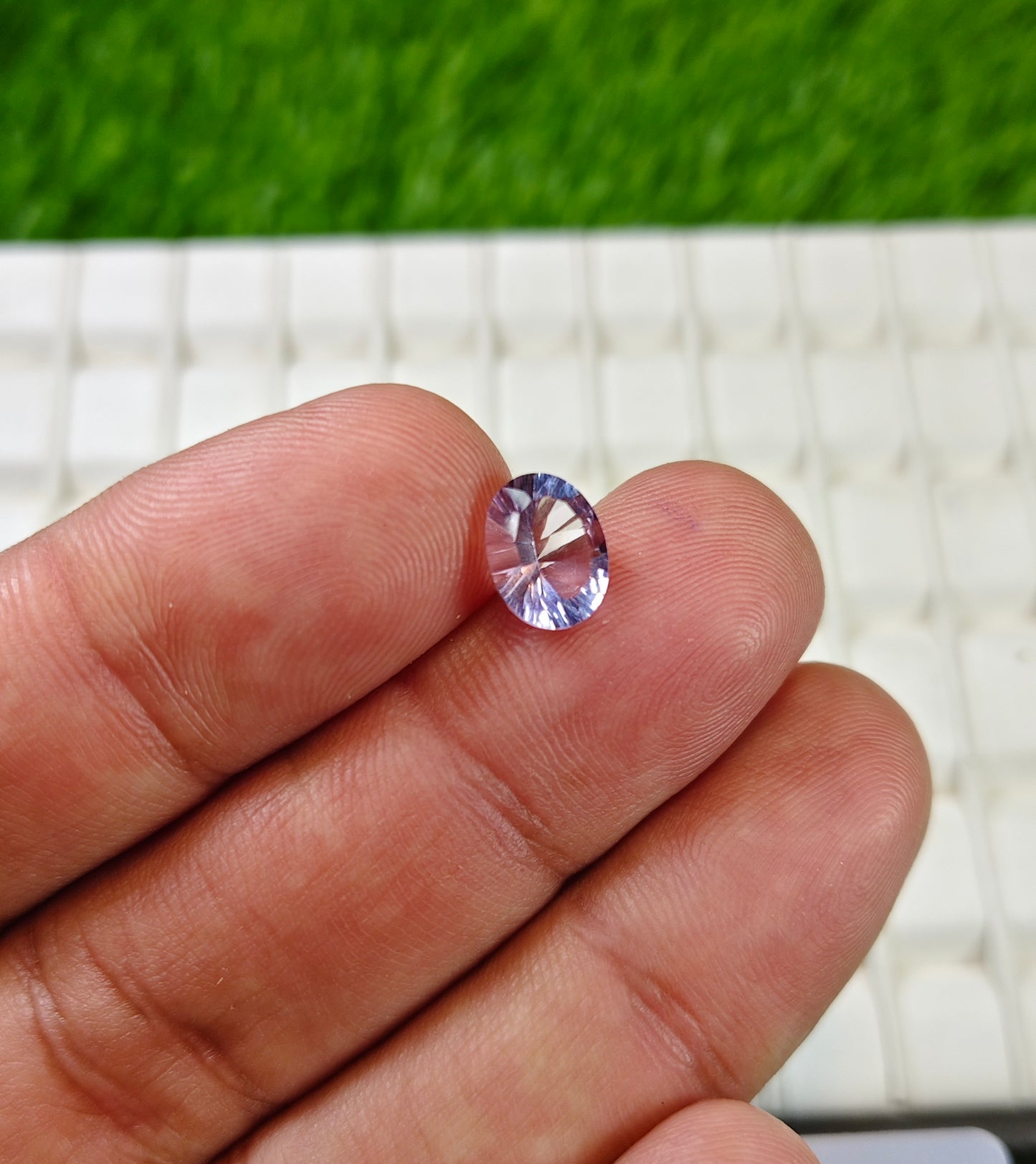 Laser Cutting Amethyst With Lab certificate