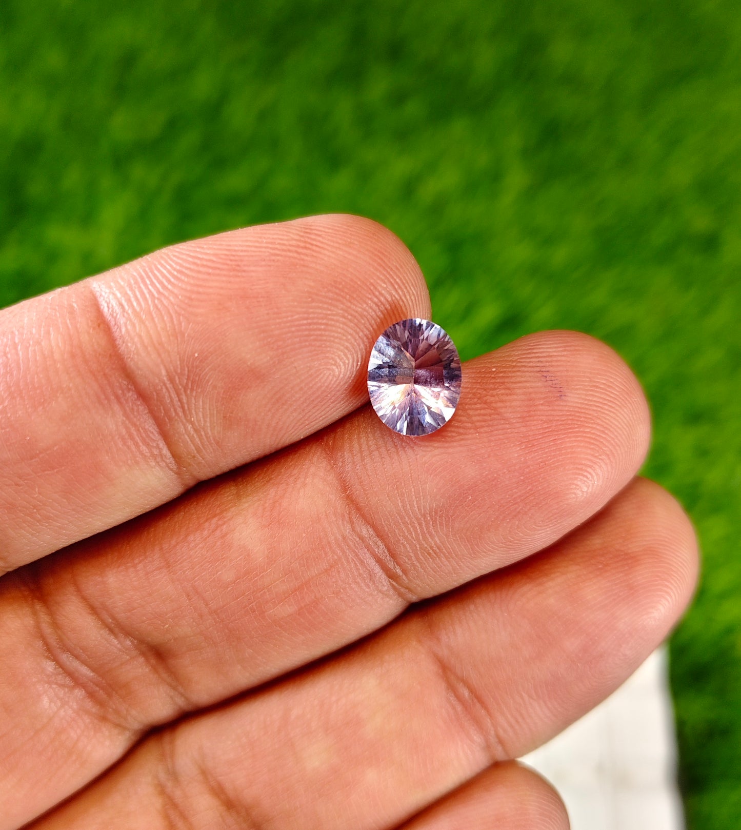 Laser Cutting Amethyst With Lab certificate