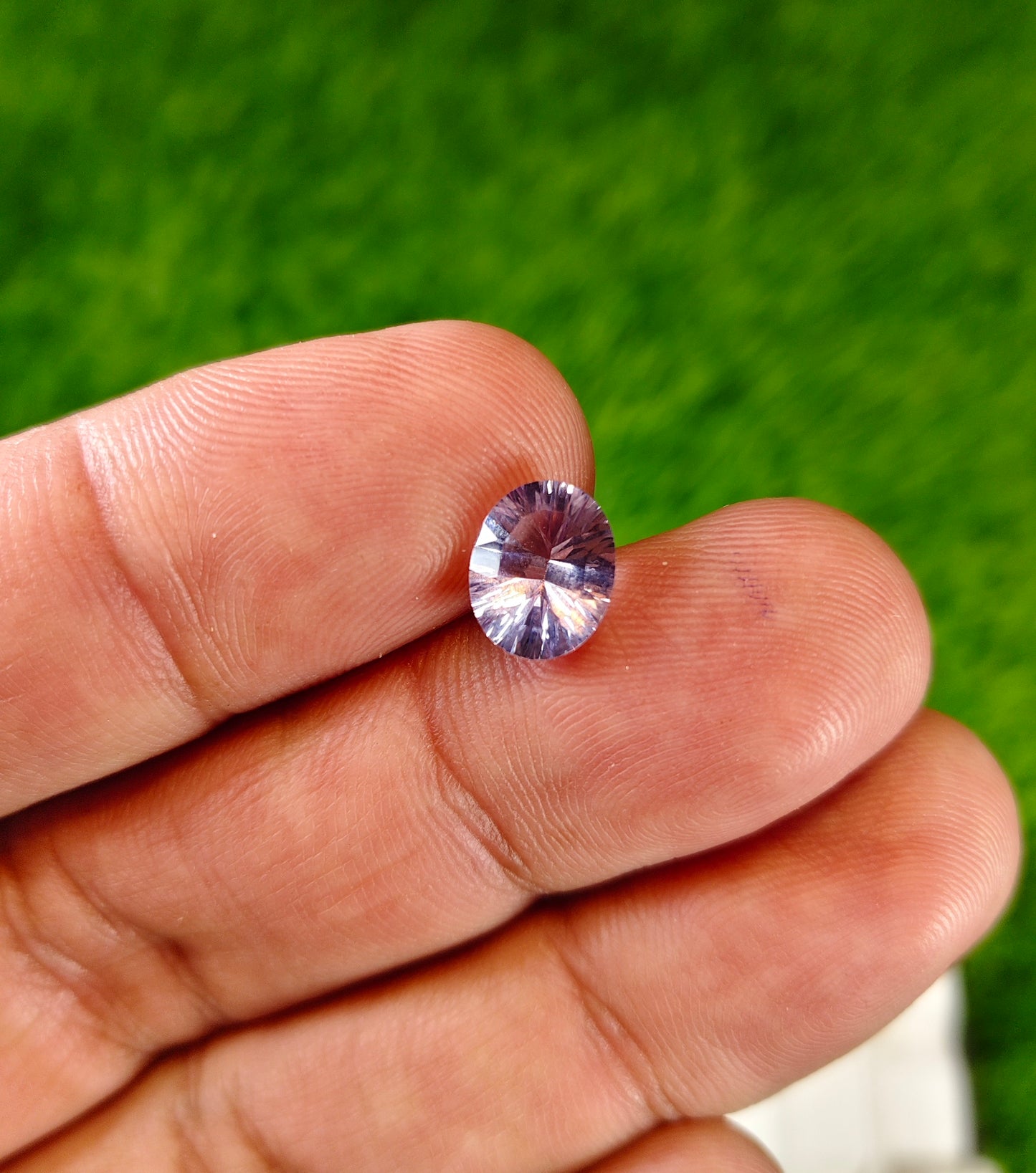 Laser Cutting Amethyst With Lab certificate